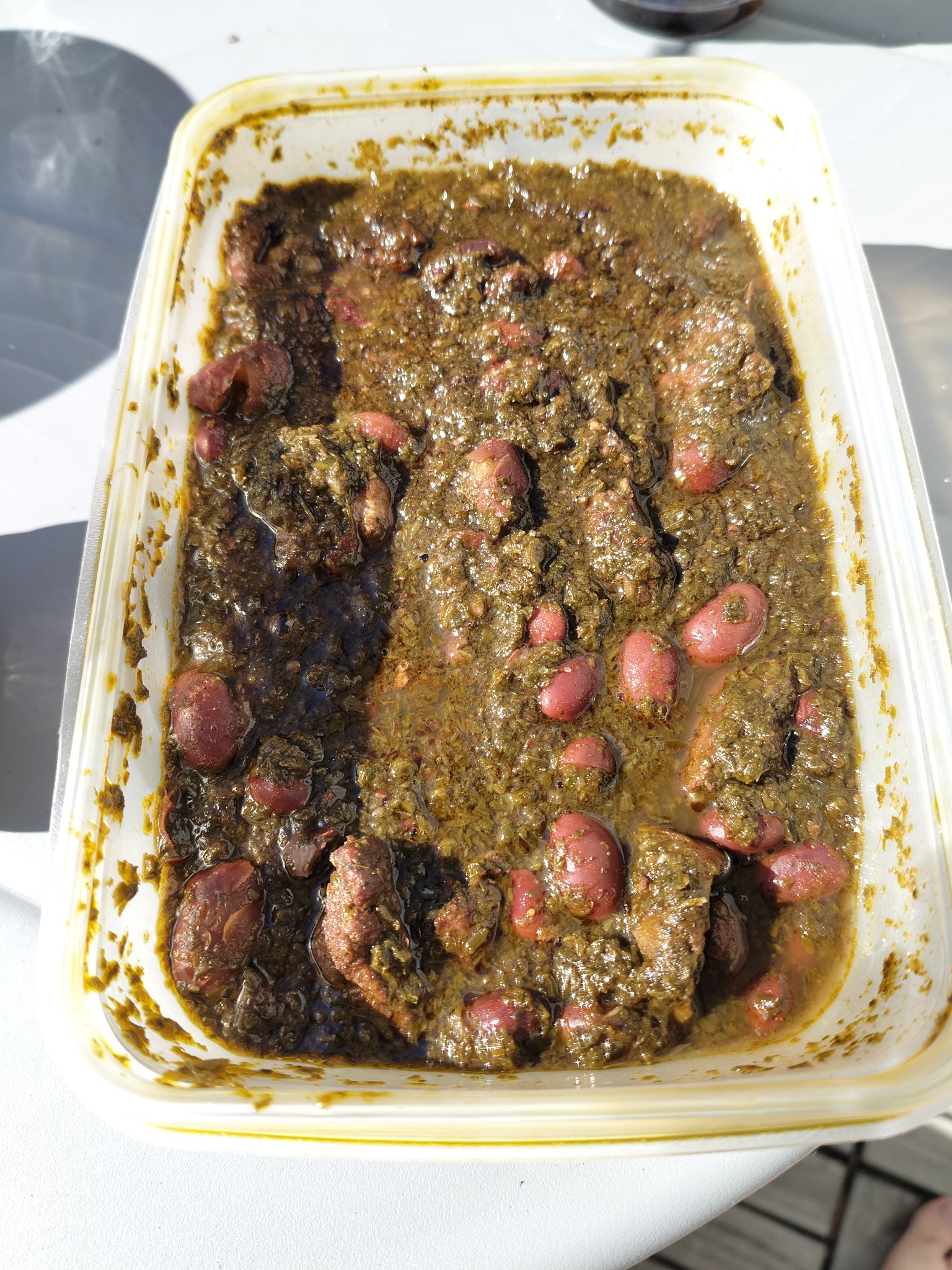 Ghormeh sabzi med bönor