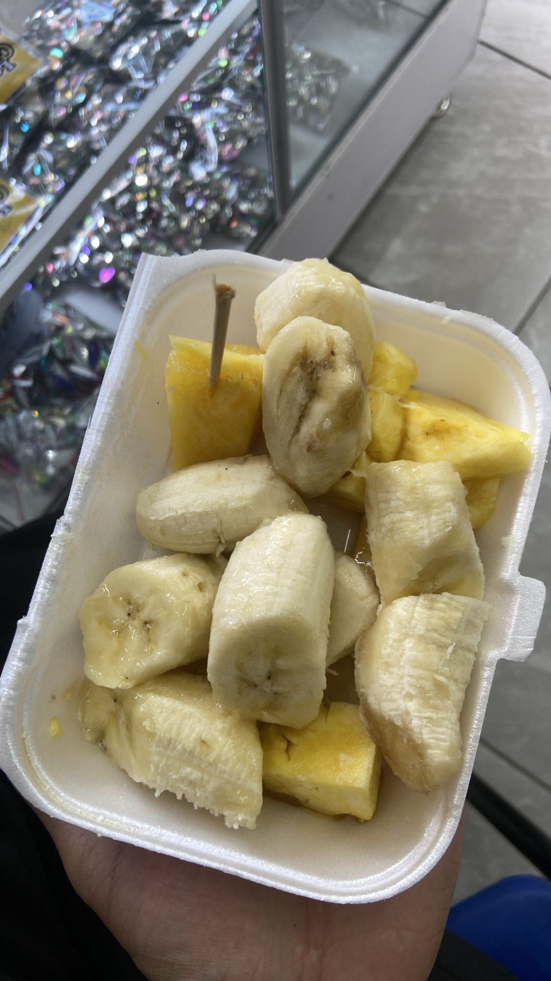 Fruta fresca picada