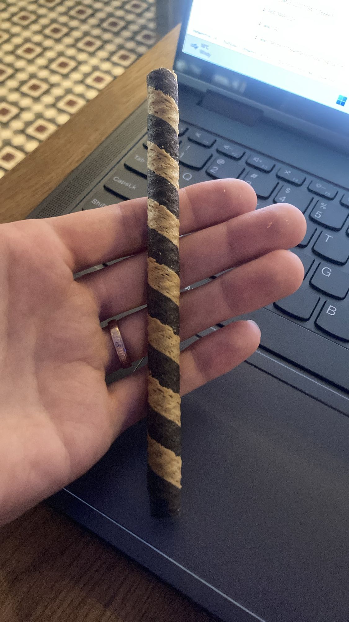 chocolate wafer stick