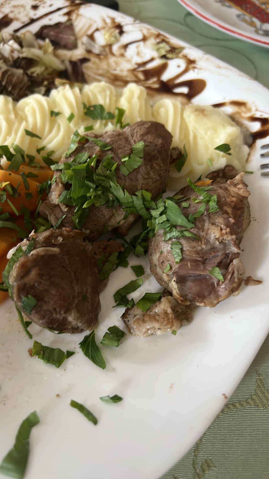 Rulouri de vită cu piure