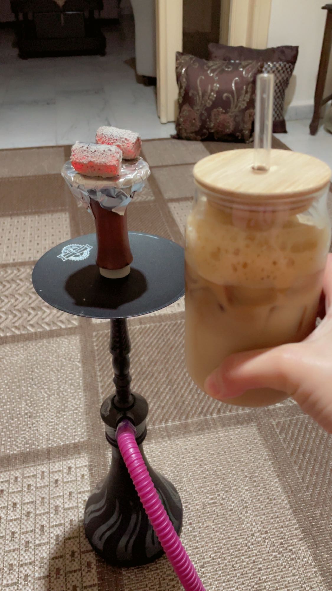 Iced coffee drink