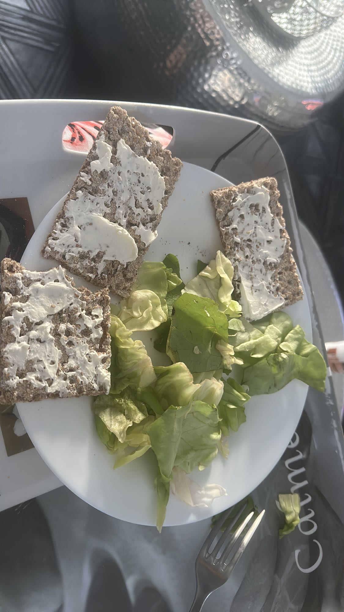 Craquants et salade
