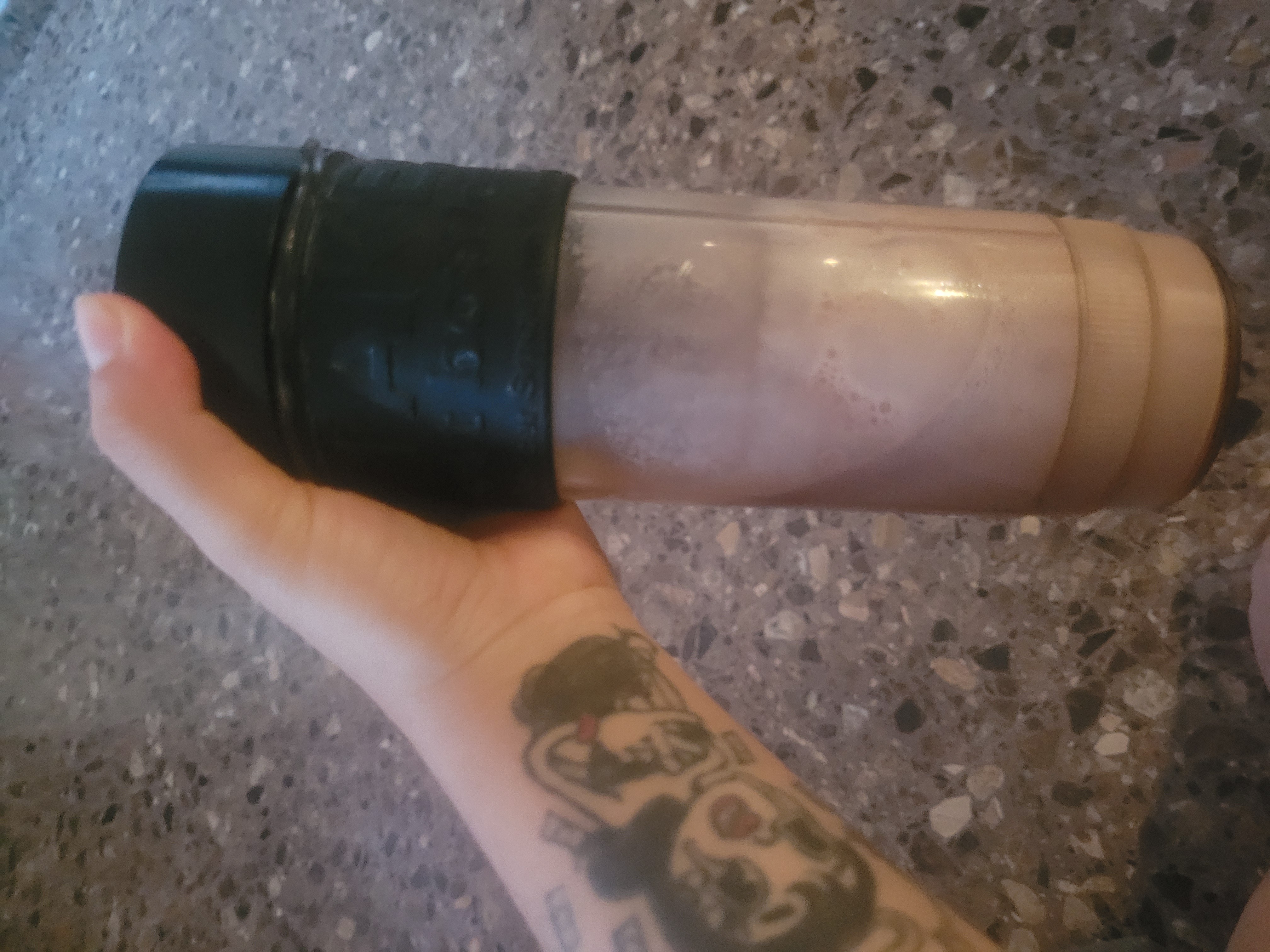 batido de proteína chocolate