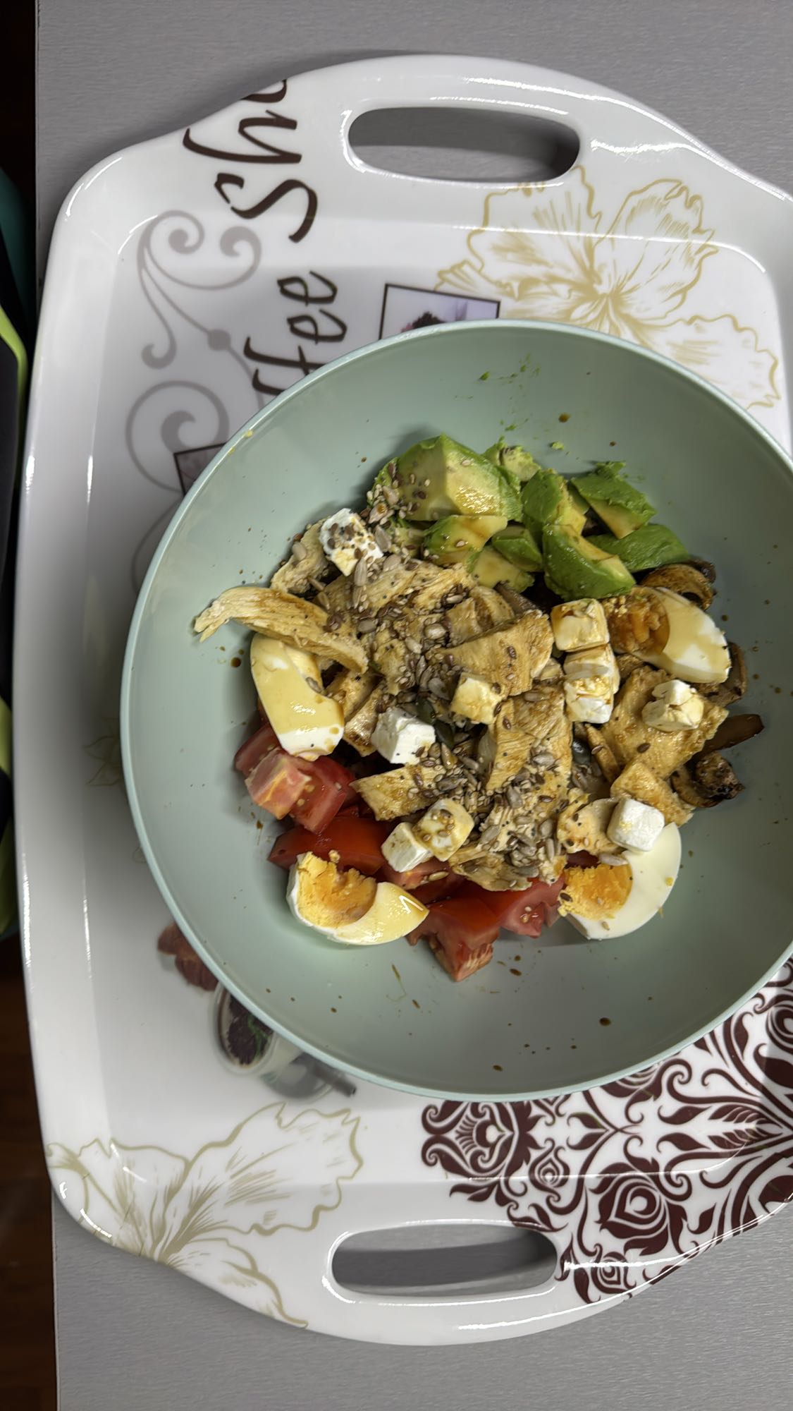 Ensalada con pollo y quinoa