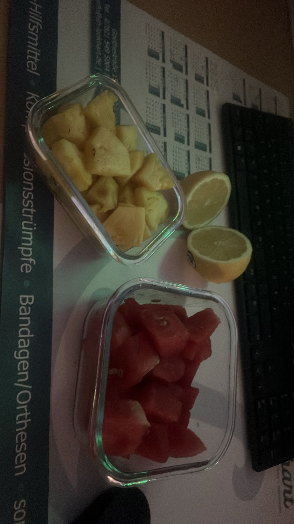 Frischer Obstsnack