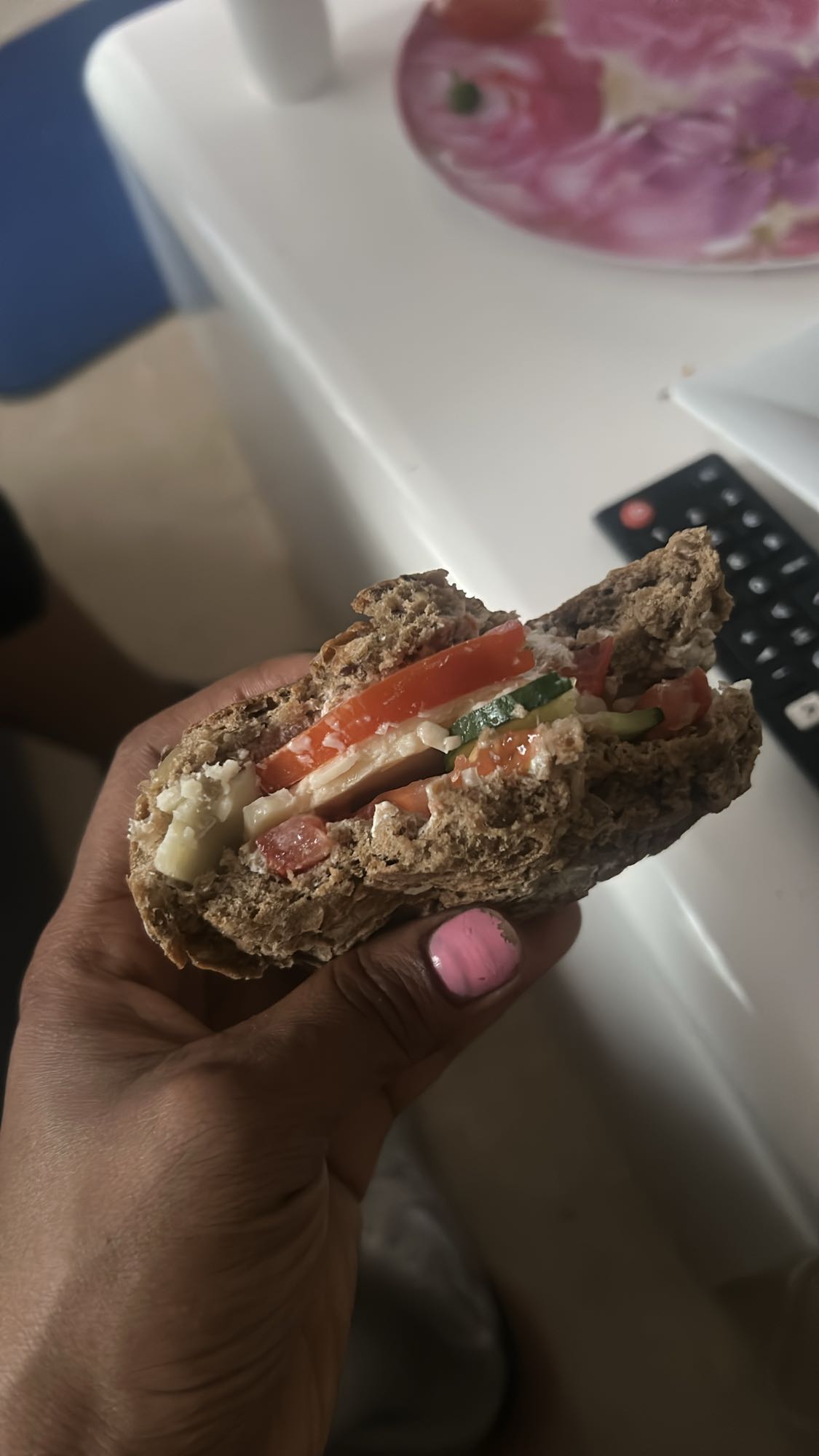 Vollkorn-Gemüse-Sandwich