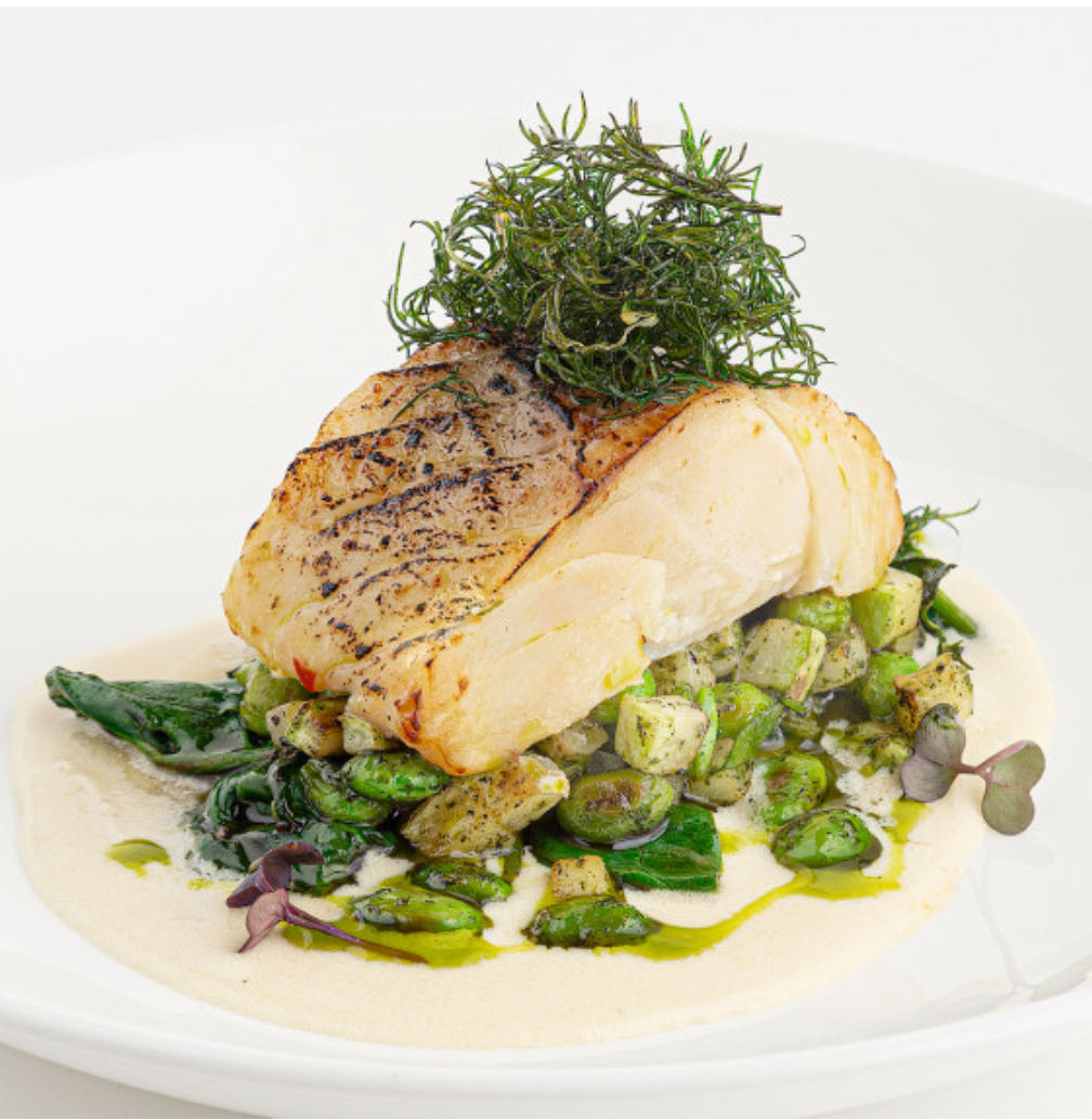 Запечённая рыба с овощами