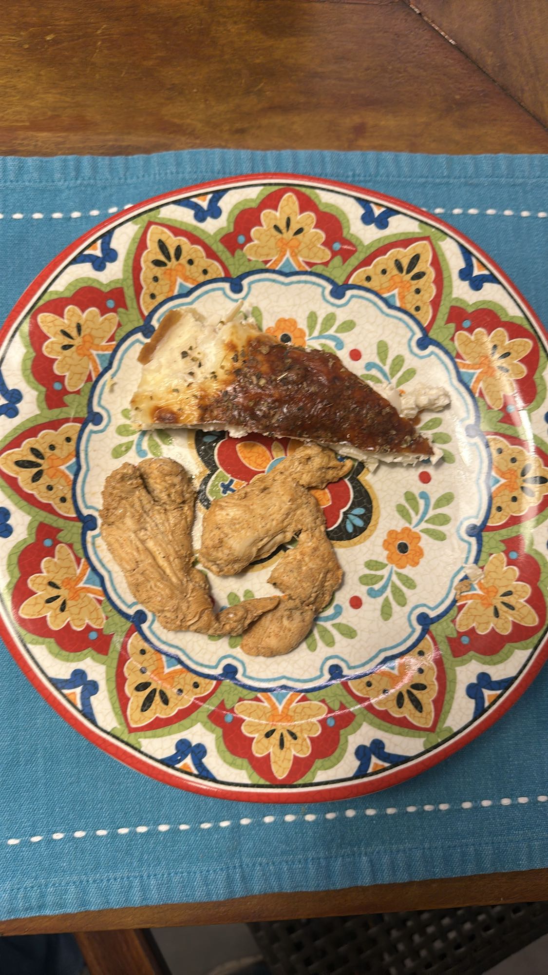 Frango assado e grelhado