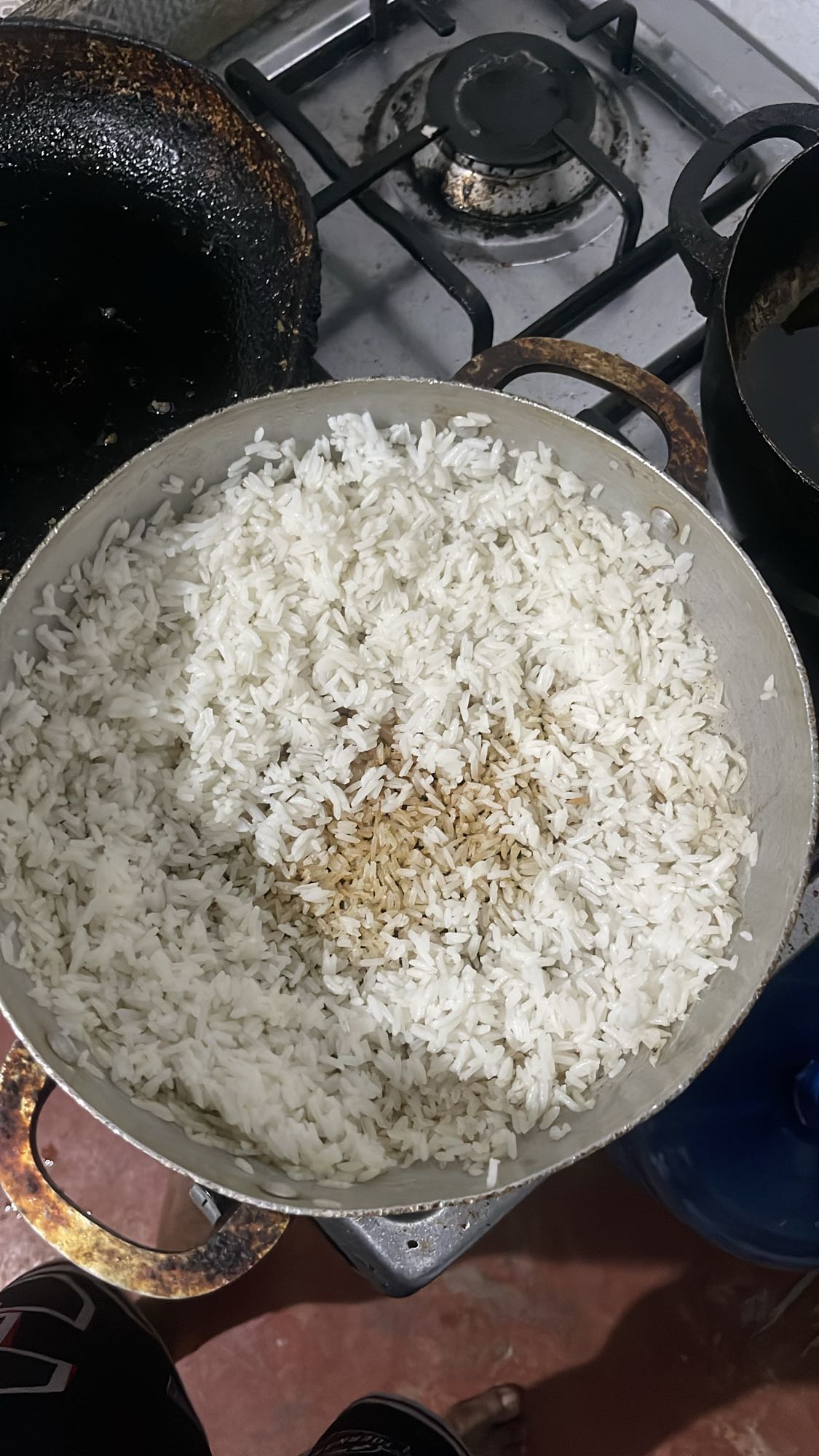 Arroz blanco cocido