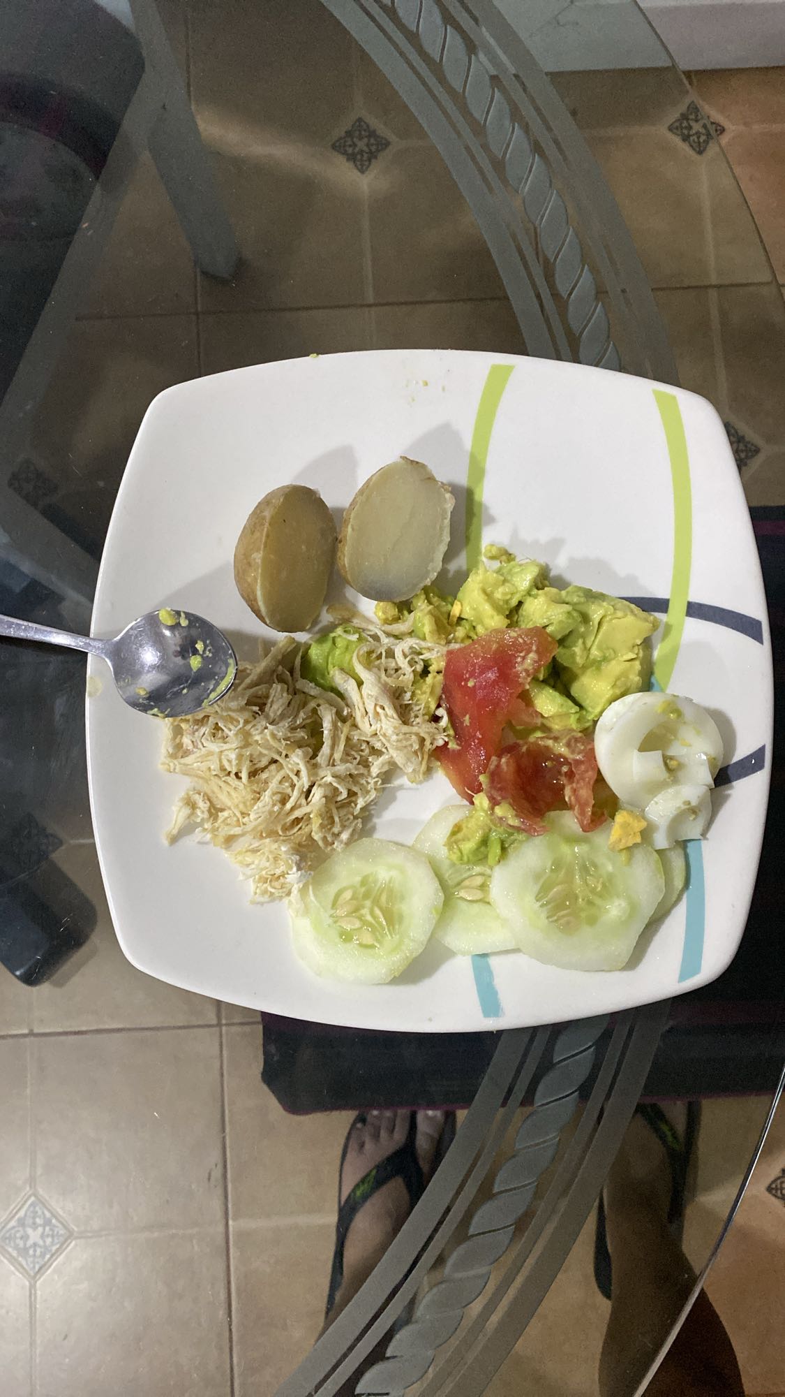 Plato saludable variado