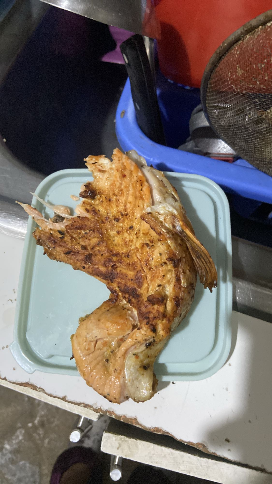 salmón a la parrilla