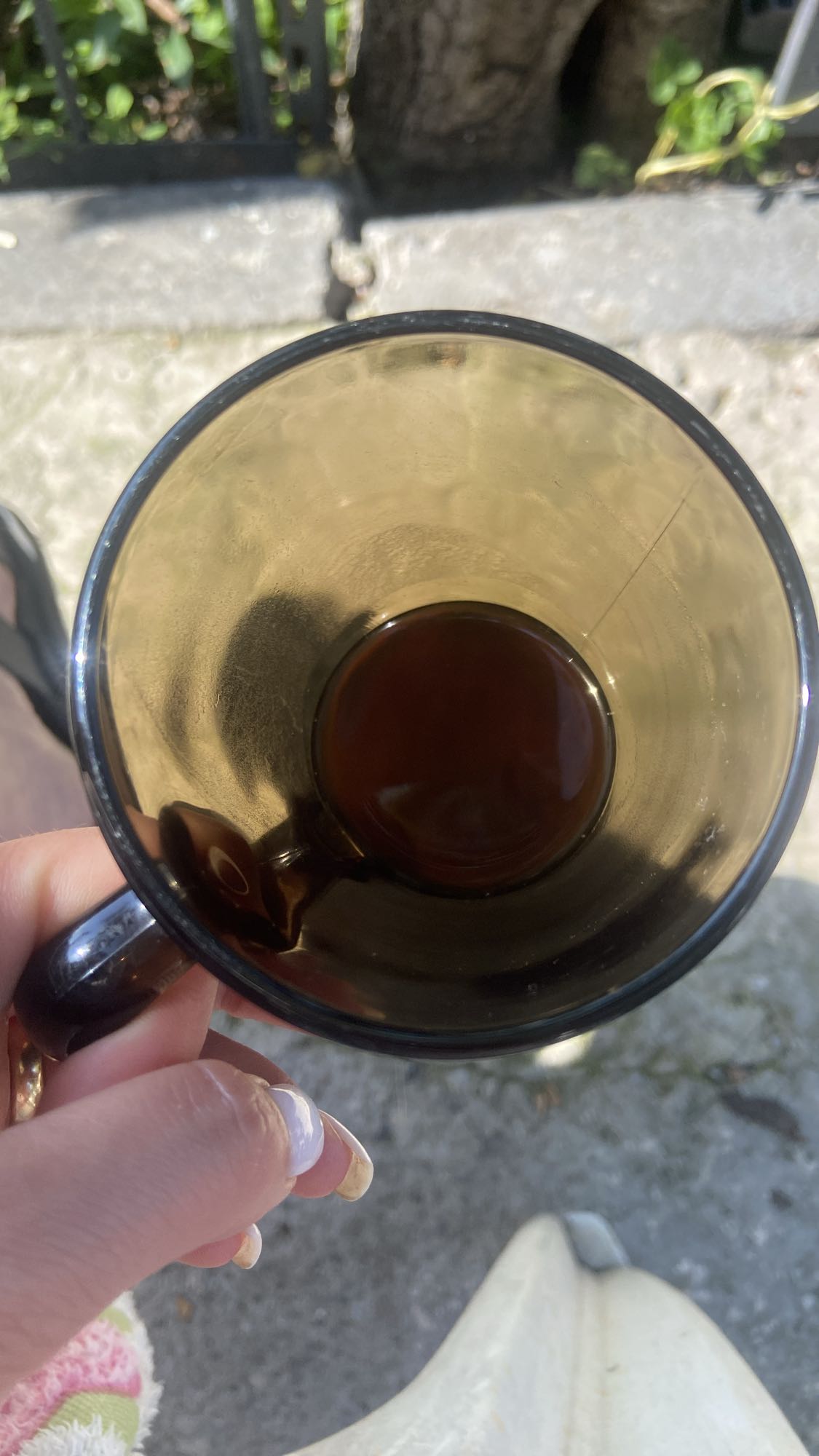 чёрный кофе остаток