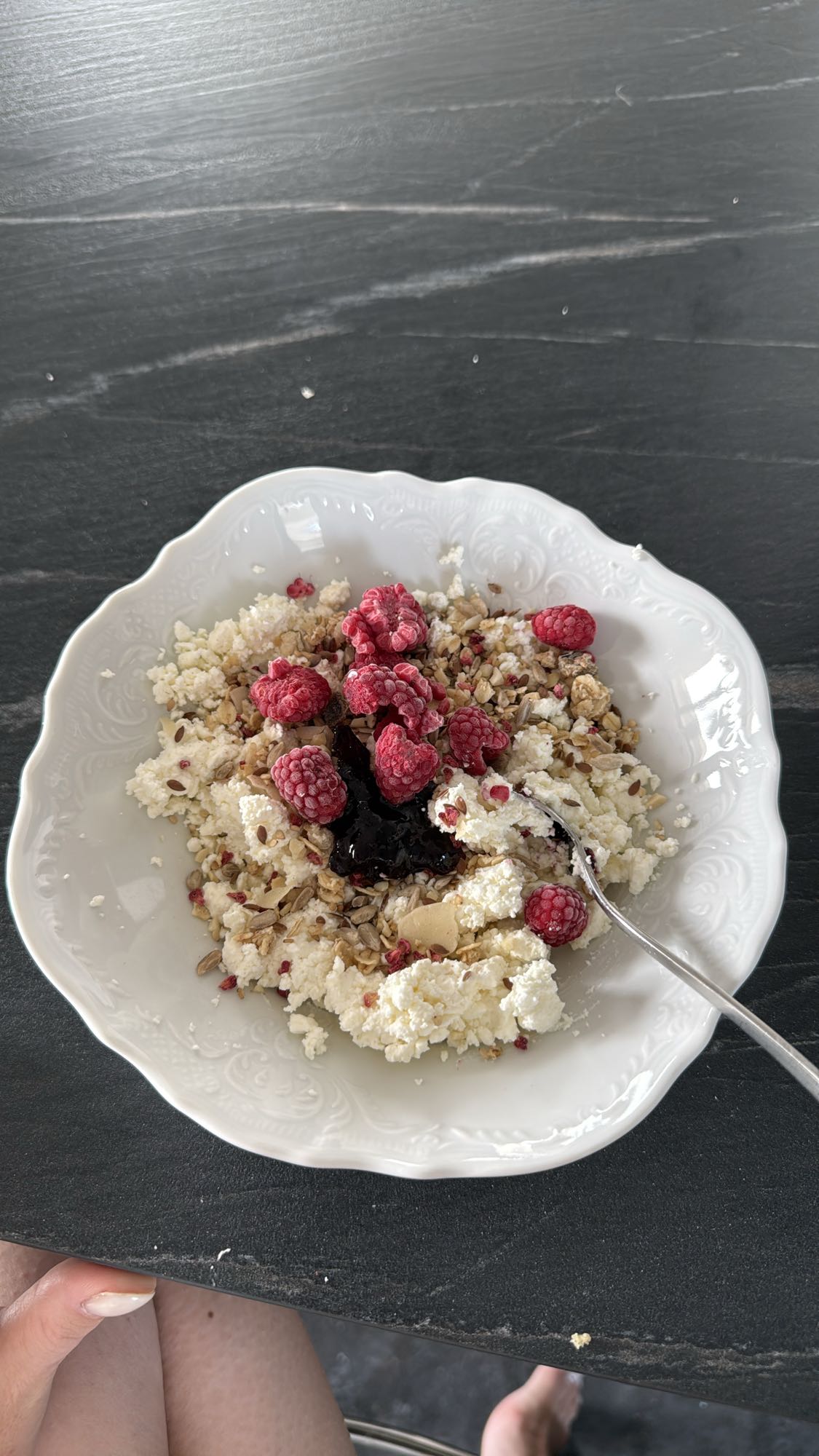 Cottage Cheese Berry Bowl