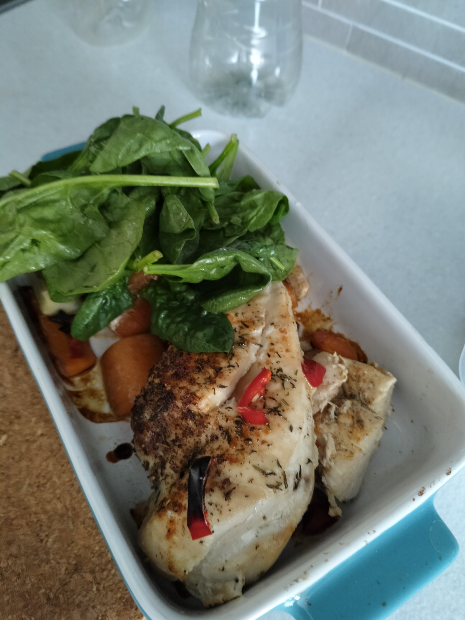 Kyckling med grönsaker