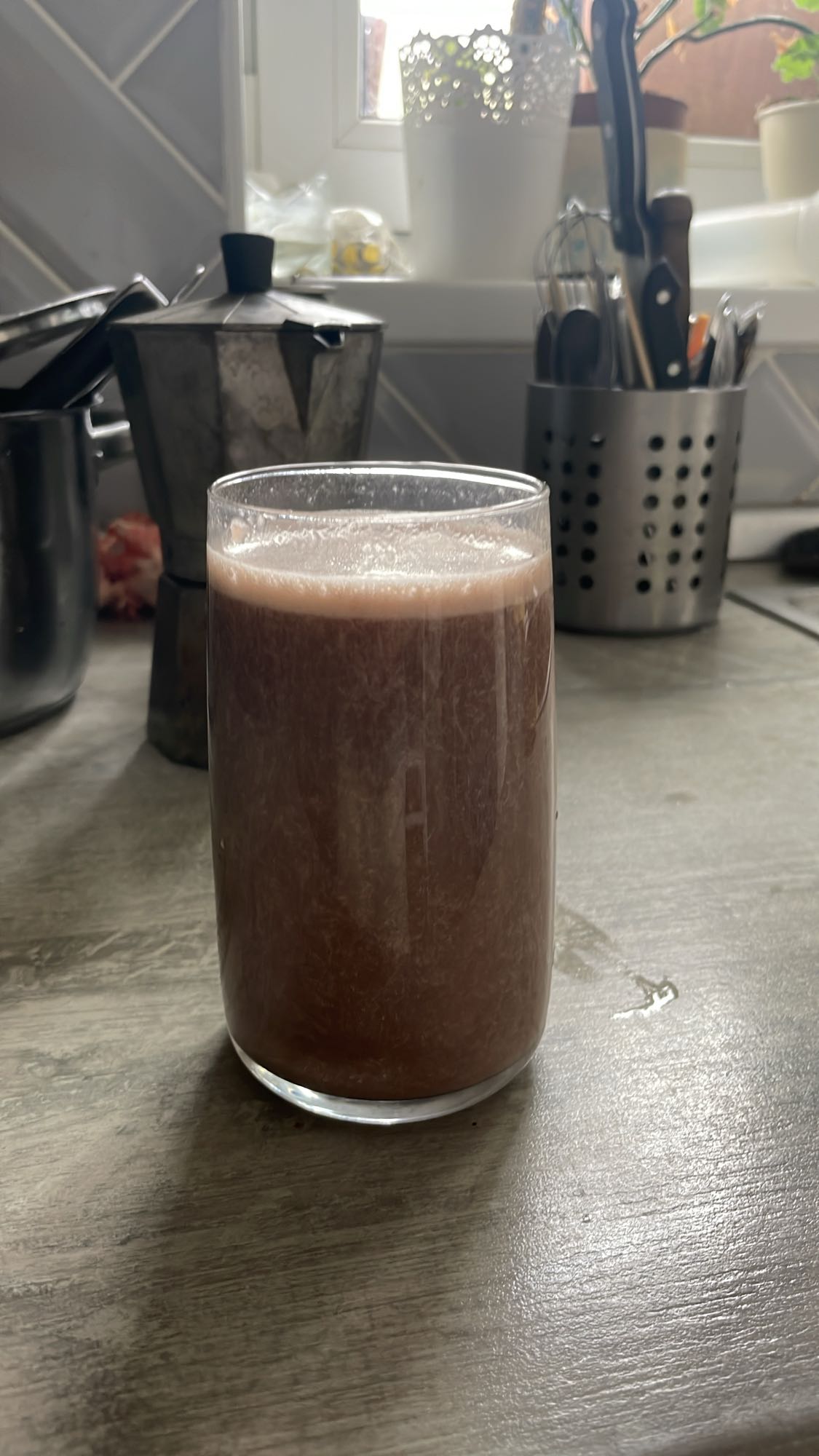 Smoothie de cacao și banană