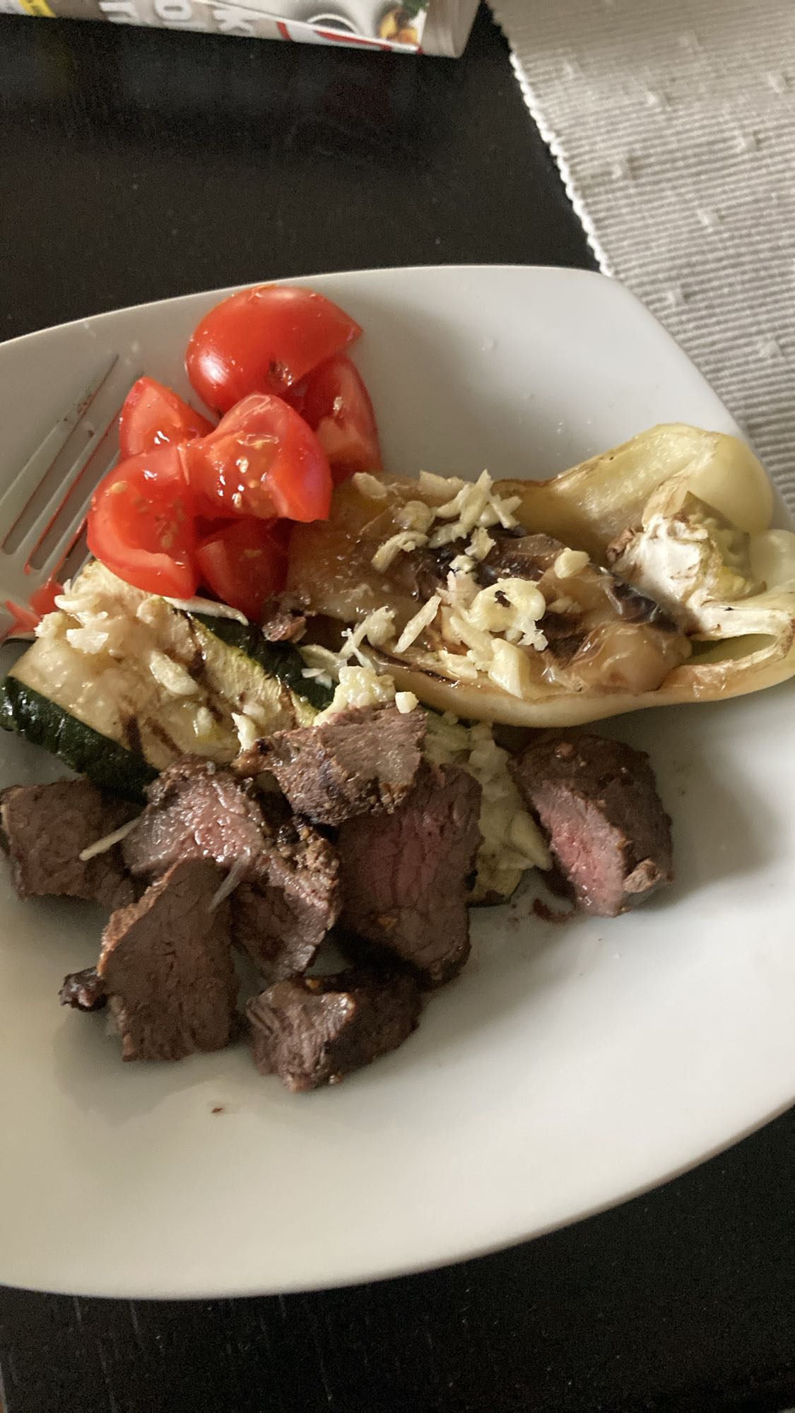 Rostat nötkött med grönsaker