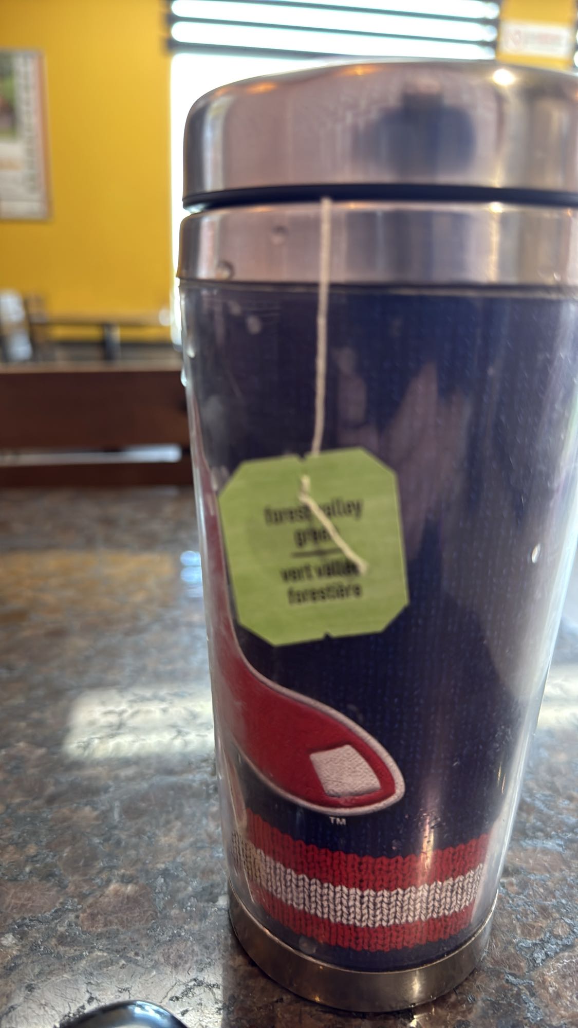 thé vert en infusion