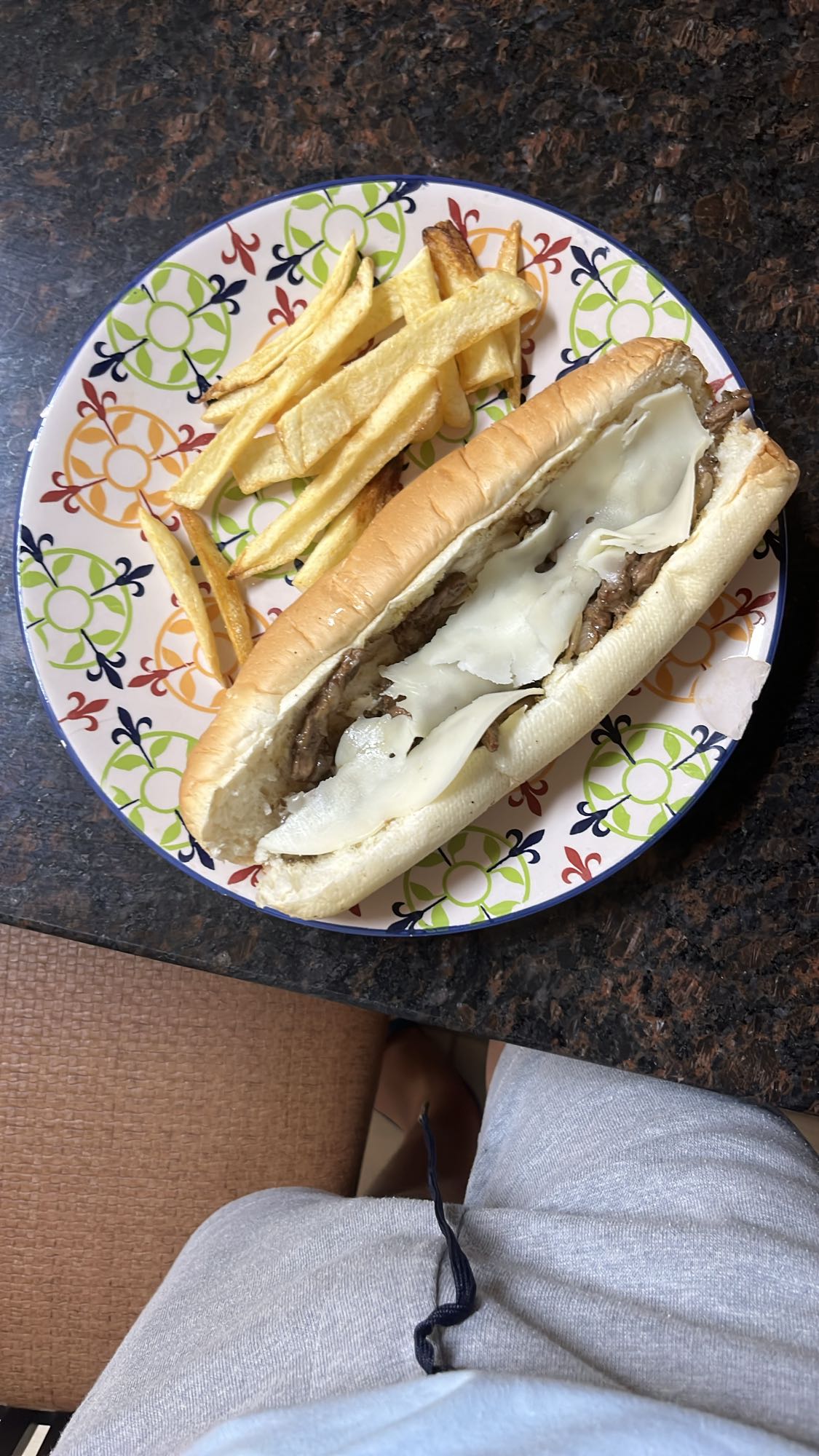 Cheesesteak and Fries