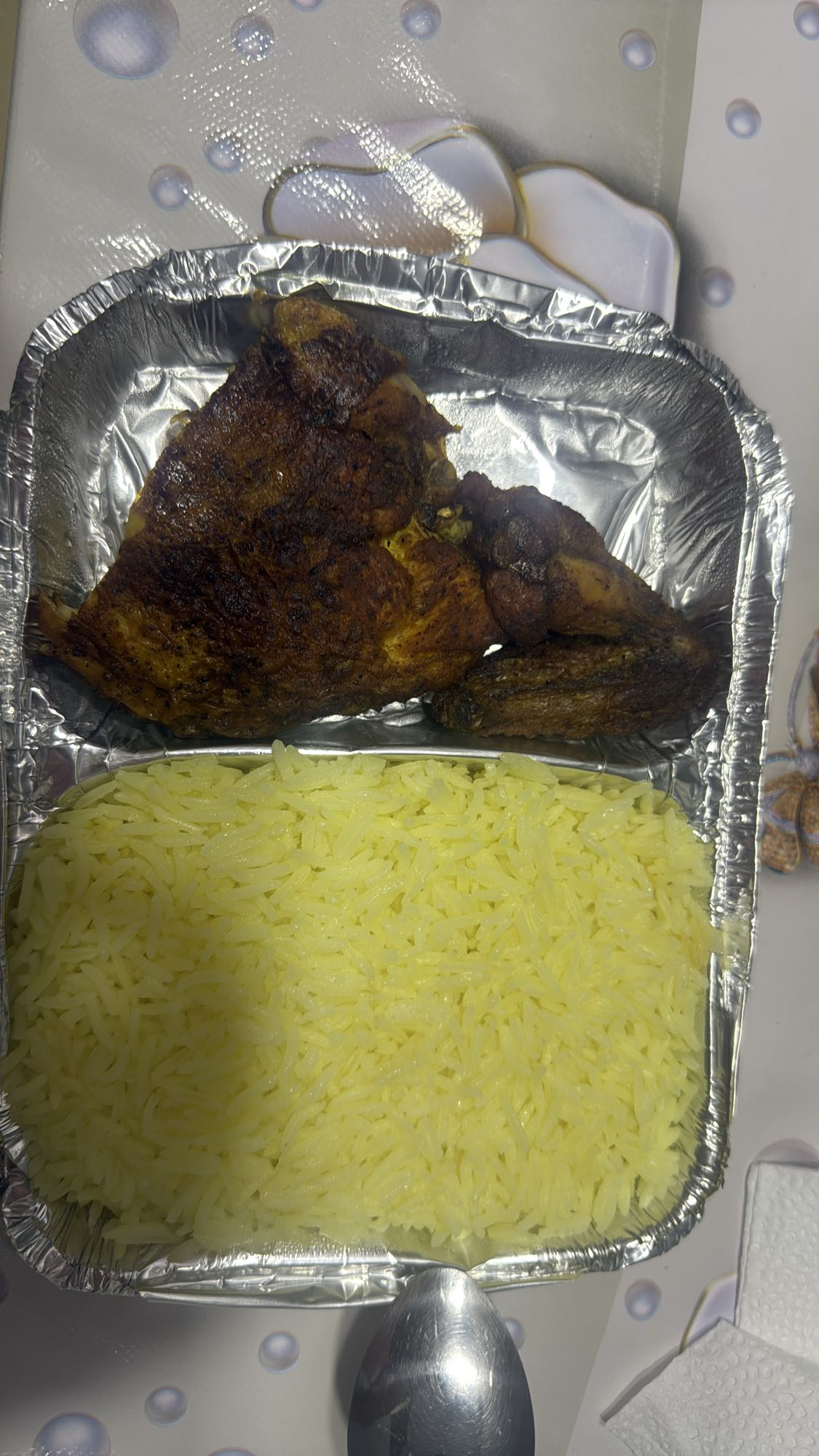 Grilled Chicken with Rice