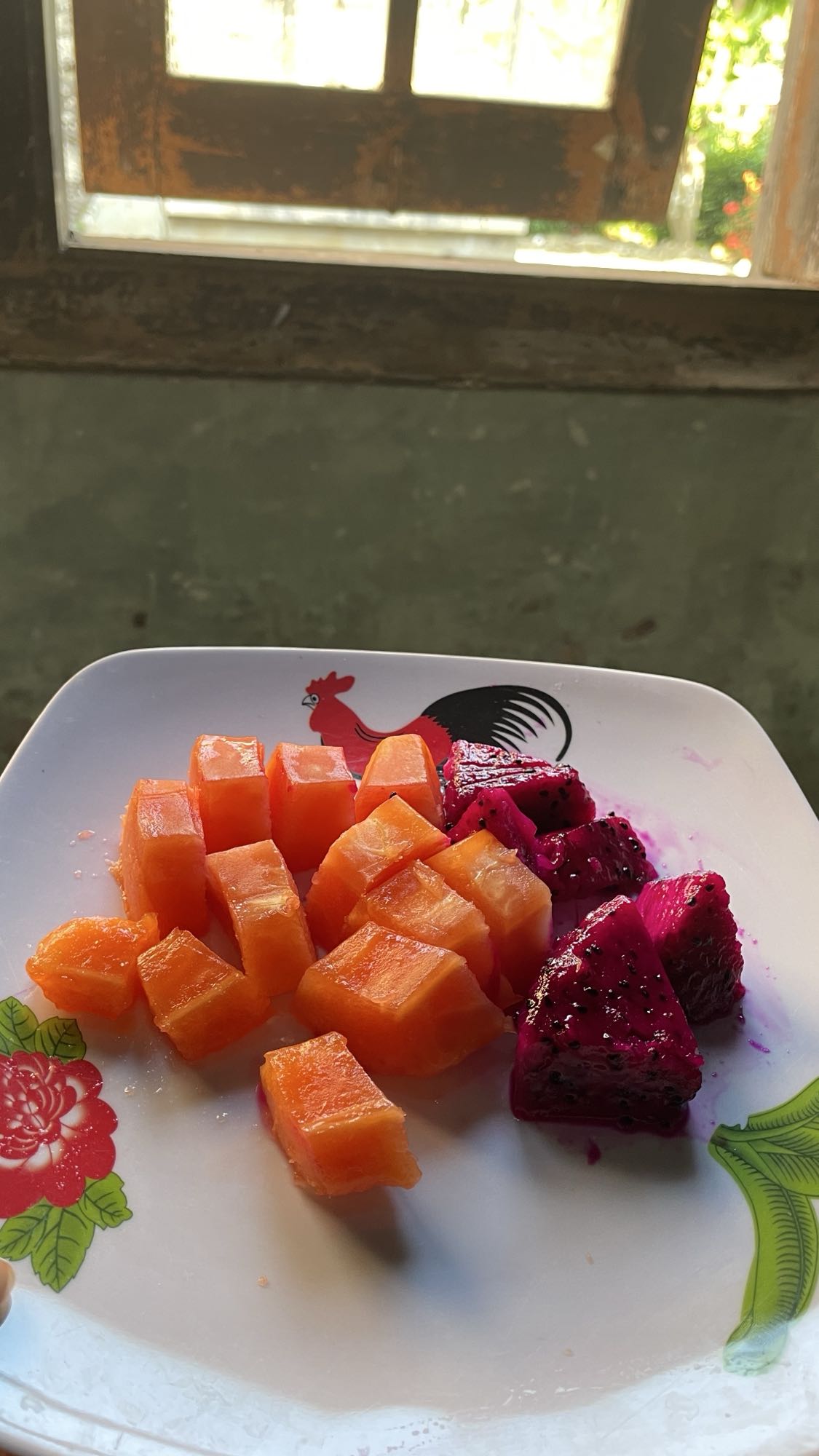 Papaya & Dragonfruit