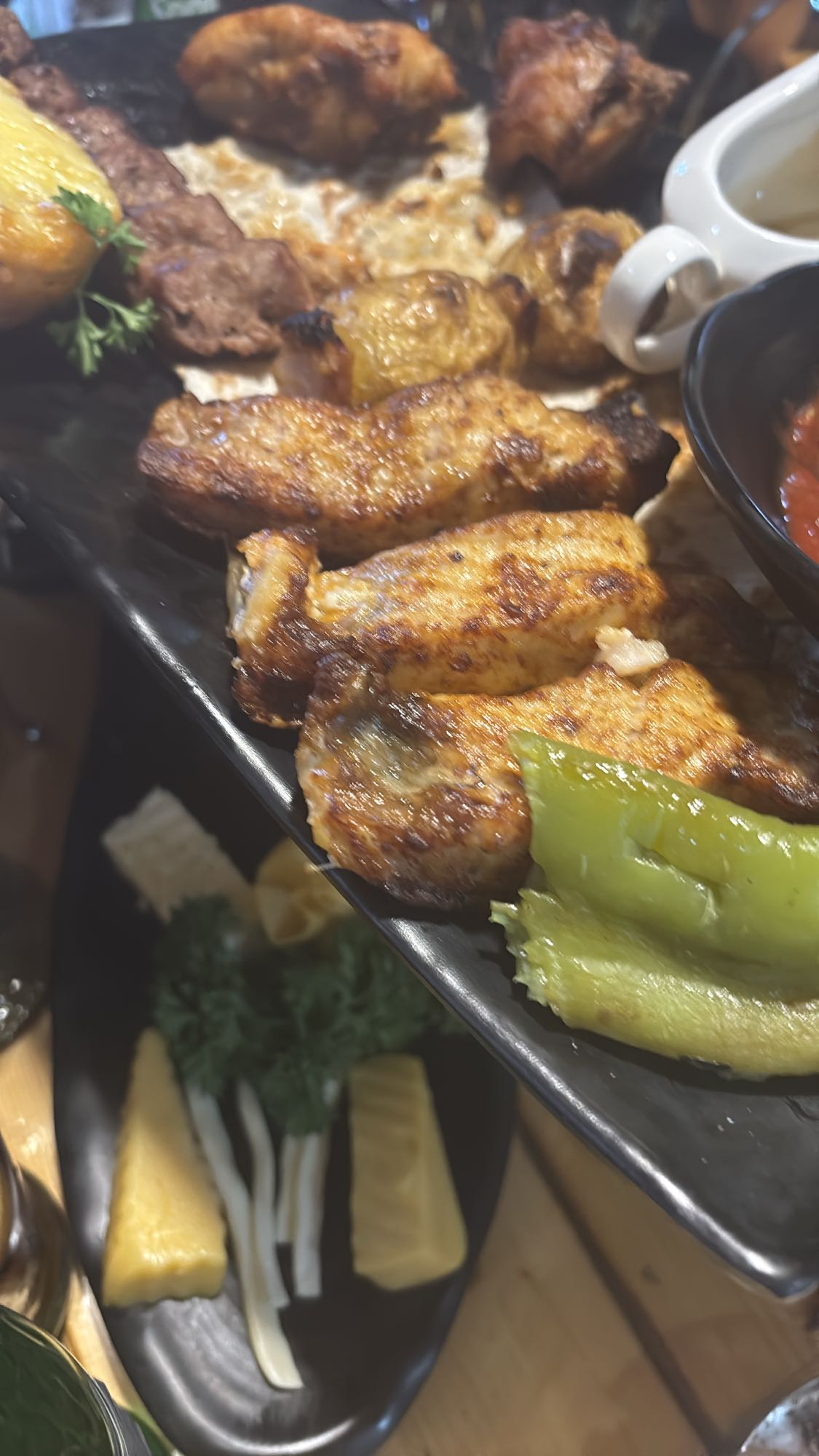 гриль-ассорти с овощами