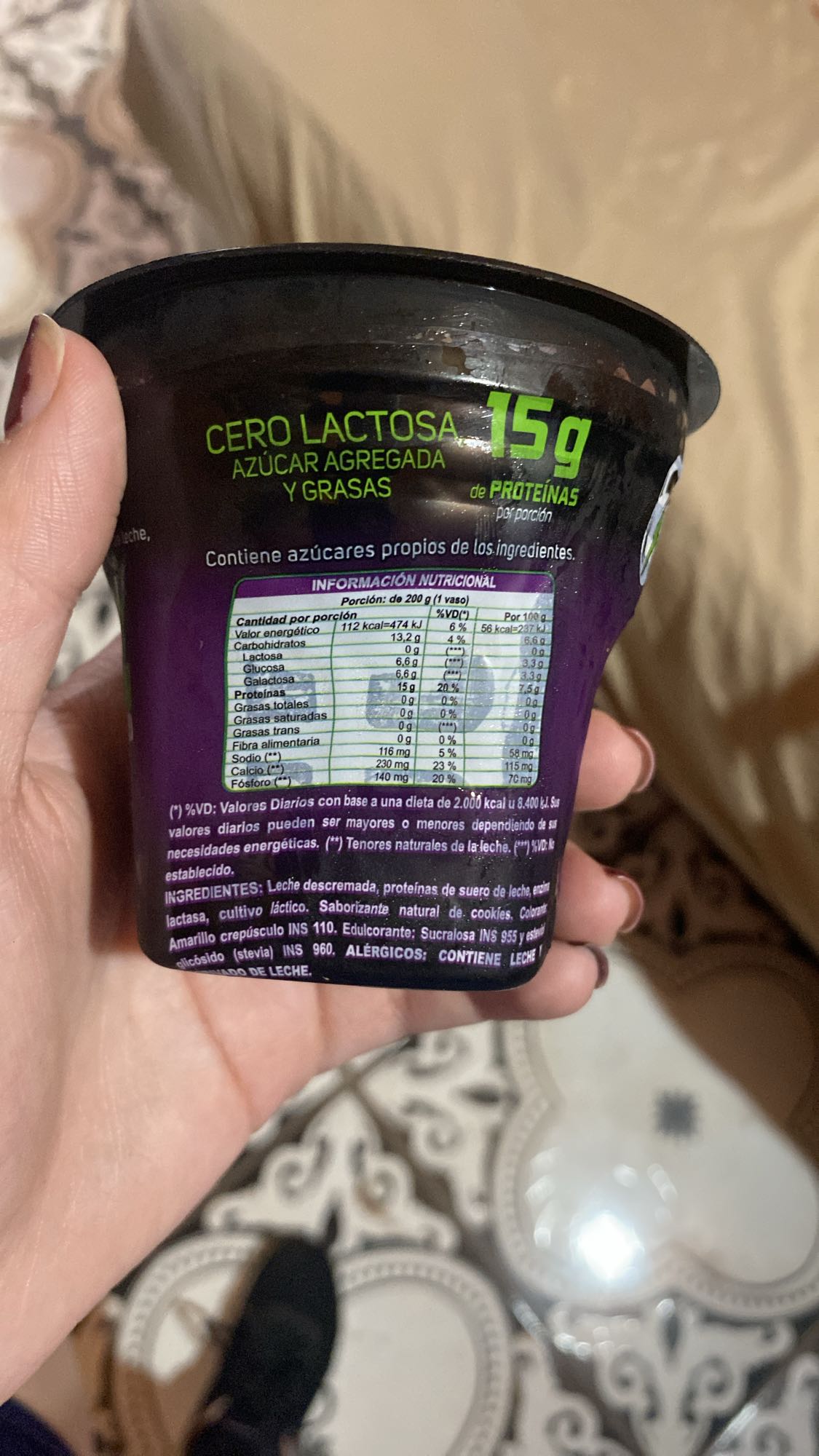 yogur sin lactosa cookies