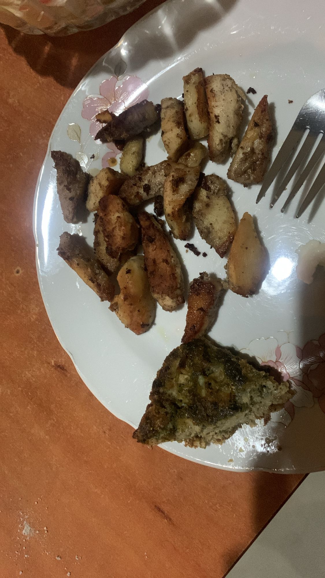 Chicken, potatoes, veggie pie