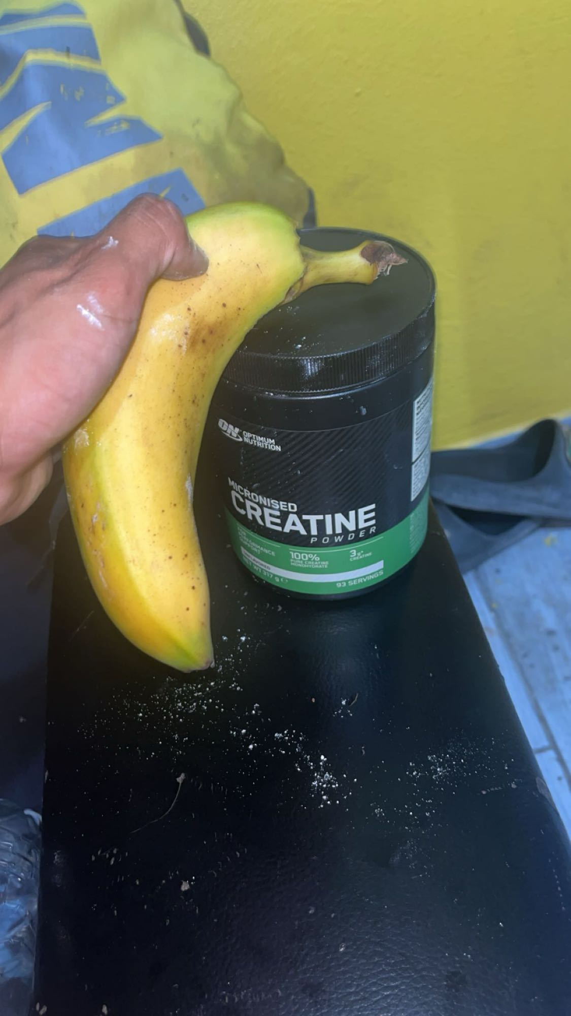 Banane et créatine