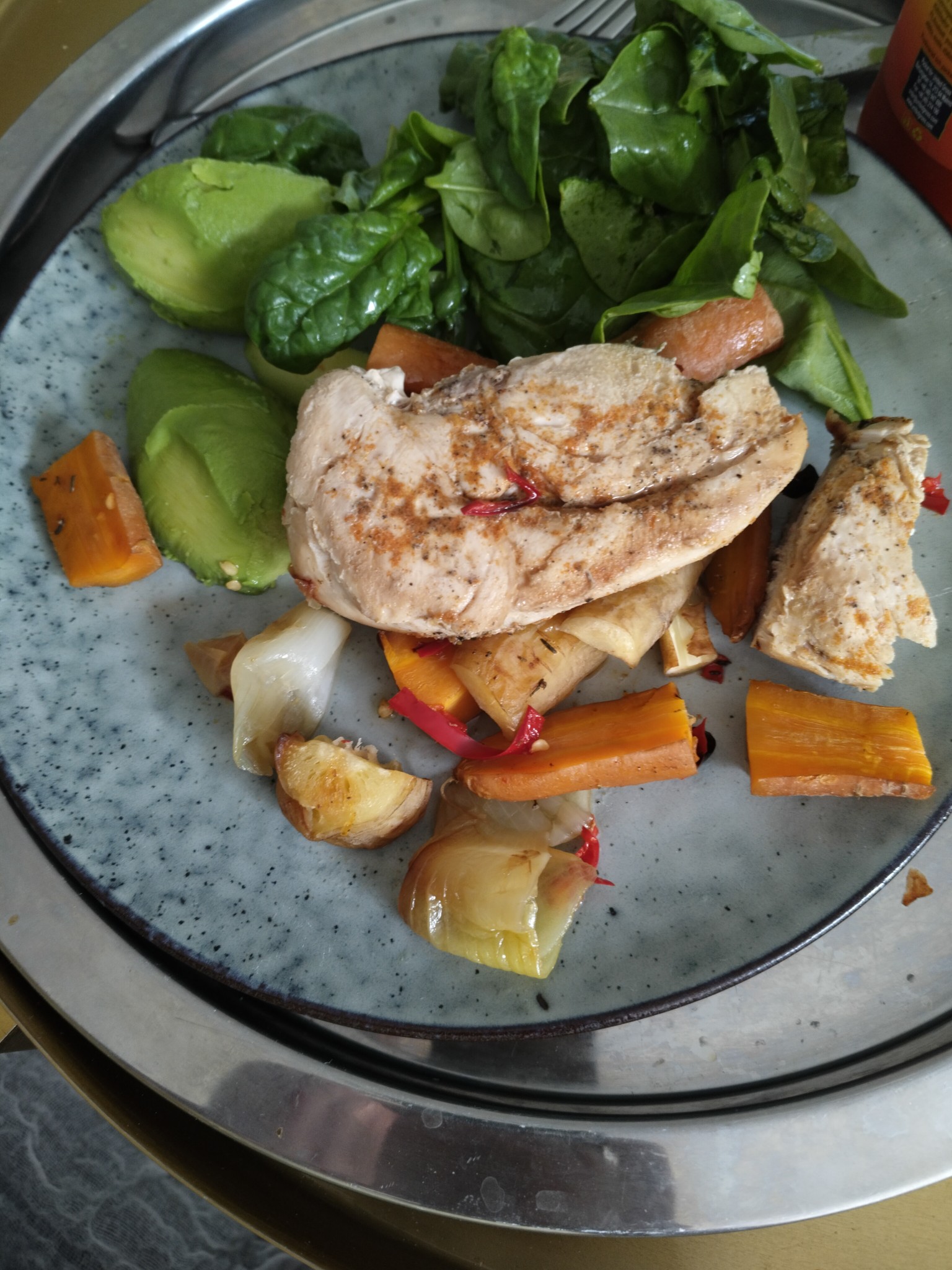 Kyckling med grönsaker