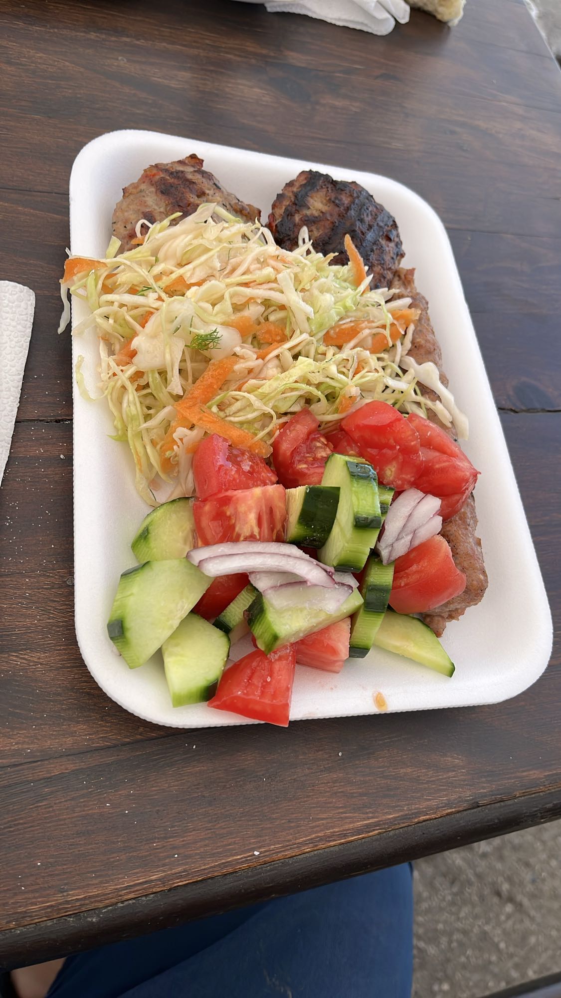 Кебап с гарнитура