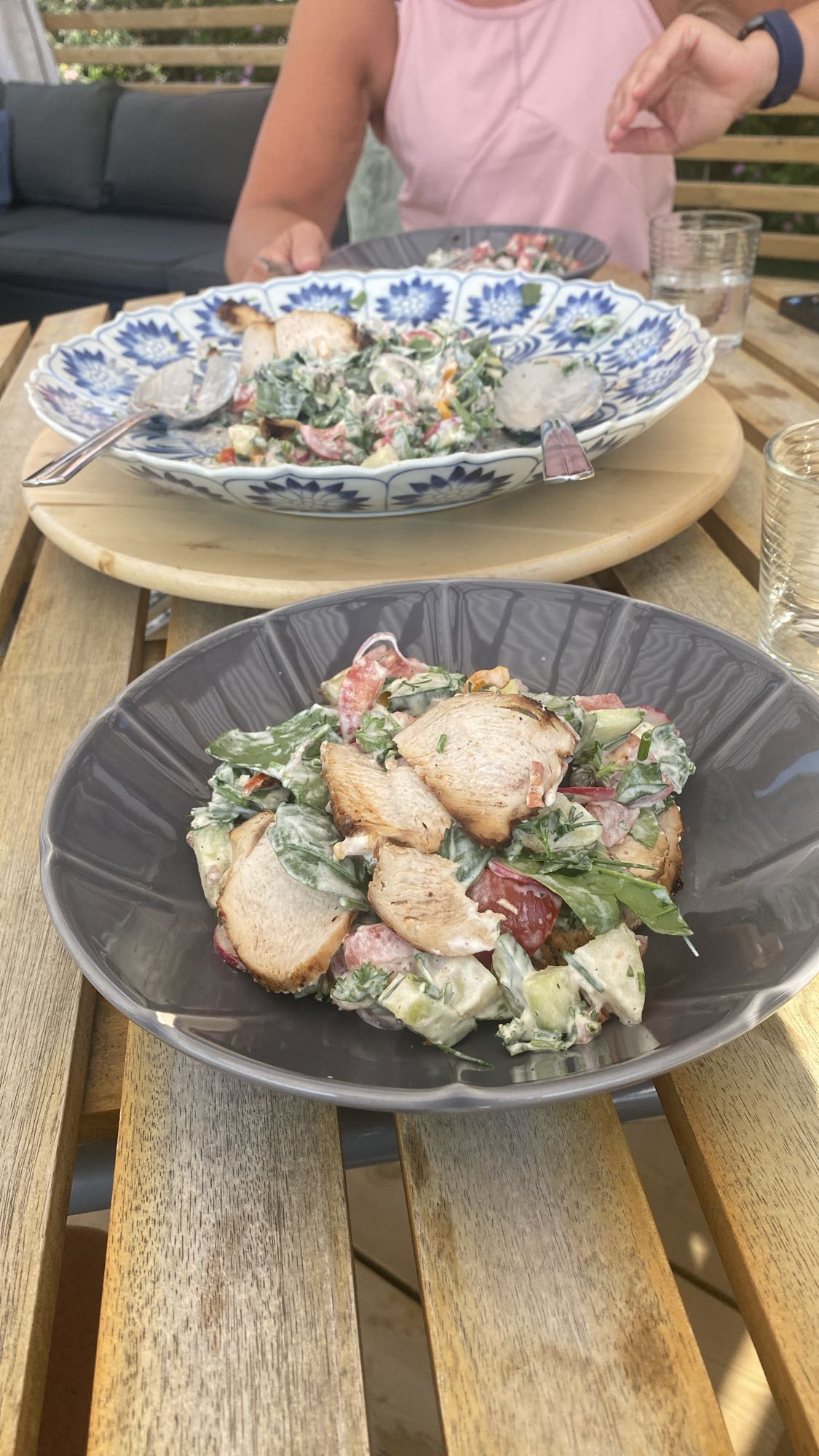 Kycklingsallad med grönsaker