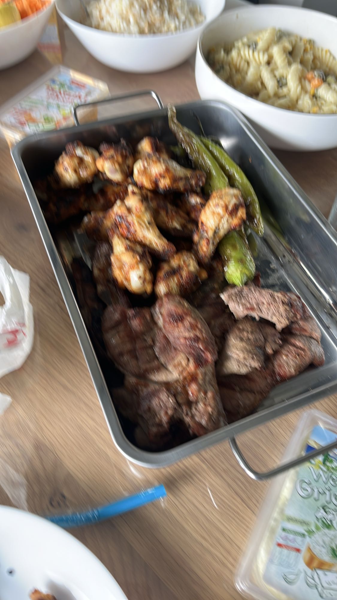 Gegrilltes Fleisch & Hähnchen