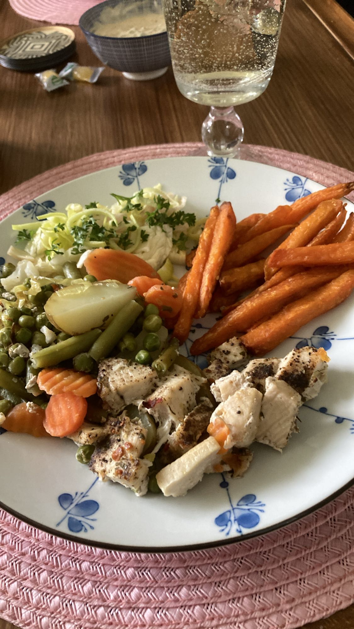 Kyckling med grönsaker