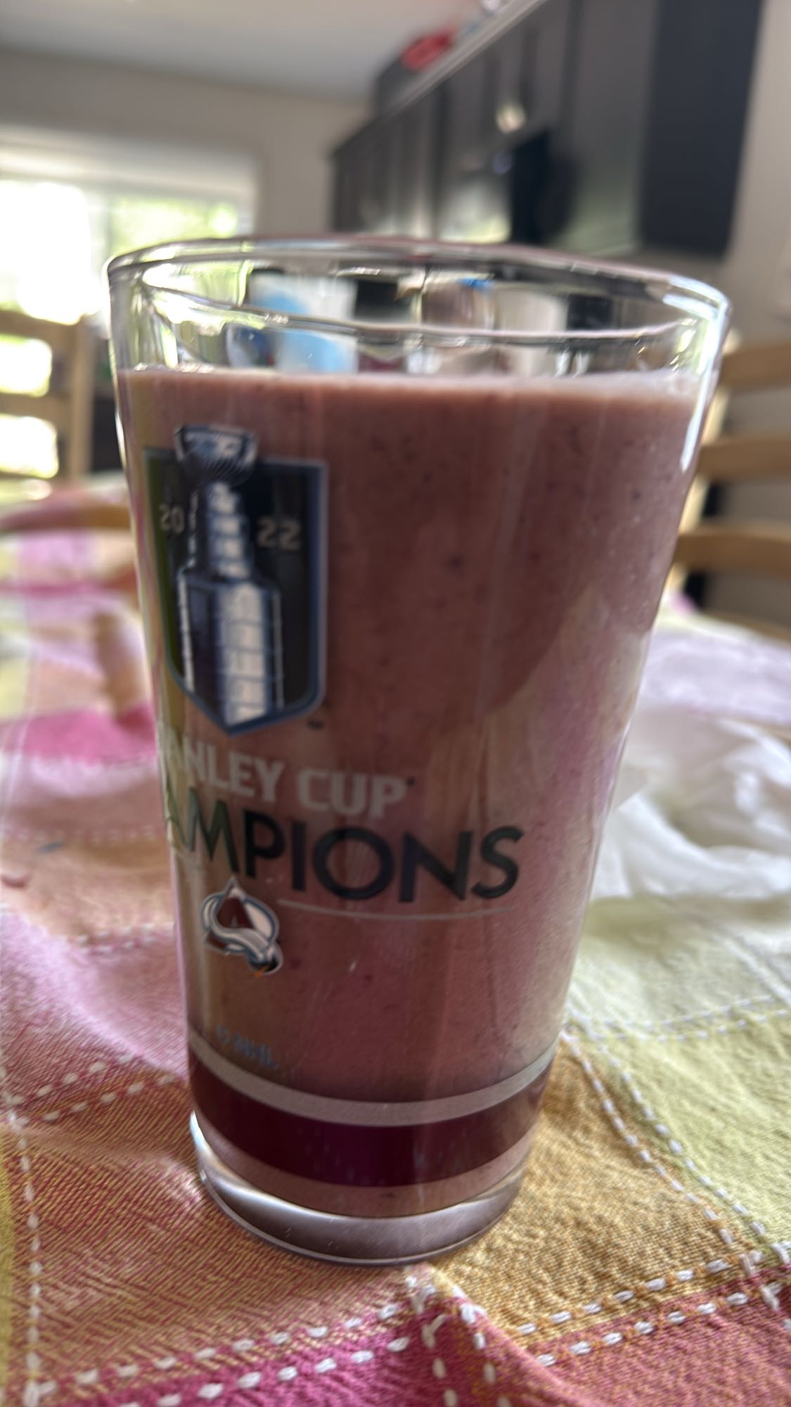 Smoothie fraise, banane et protéine stevia
