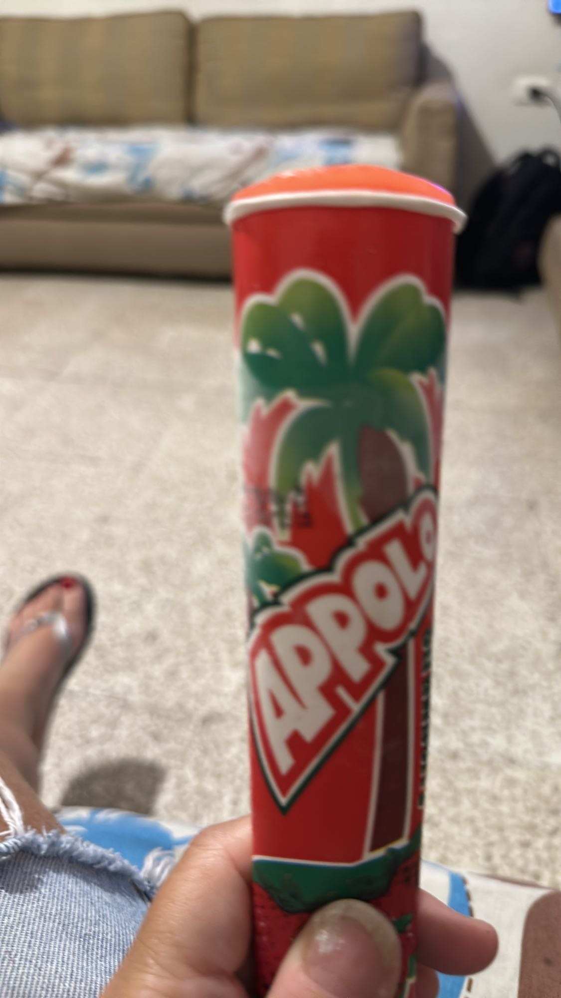 Apple ice pop