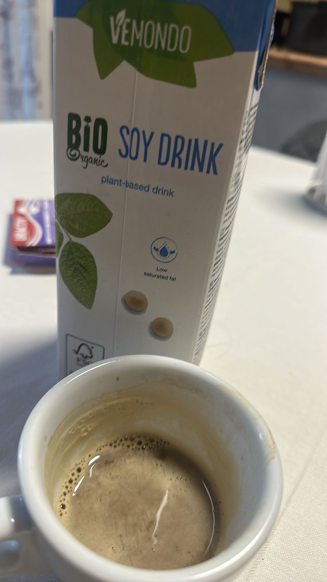 Cafea cu lapte de soia