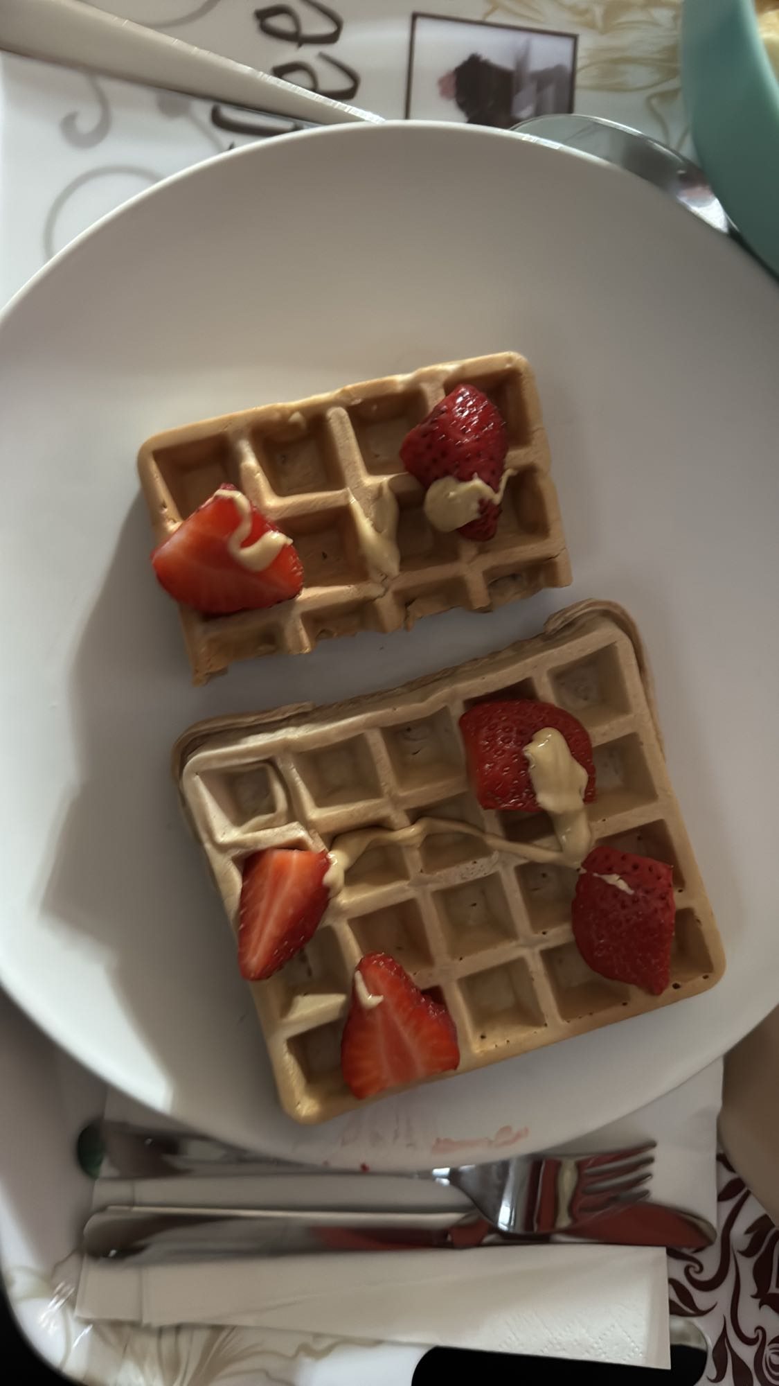 Gofres con claras y harina de avena