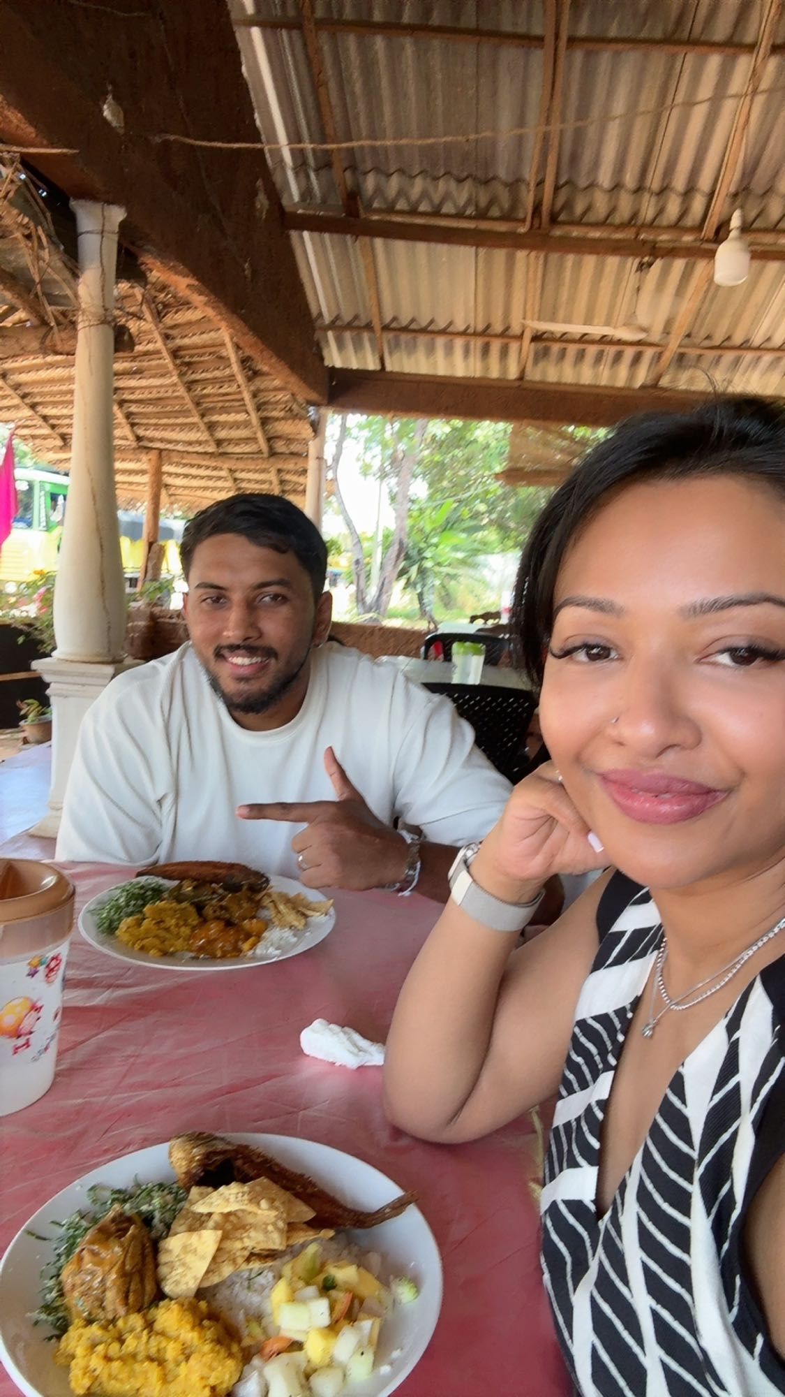 Sri Lankan Rice & Curry Plate