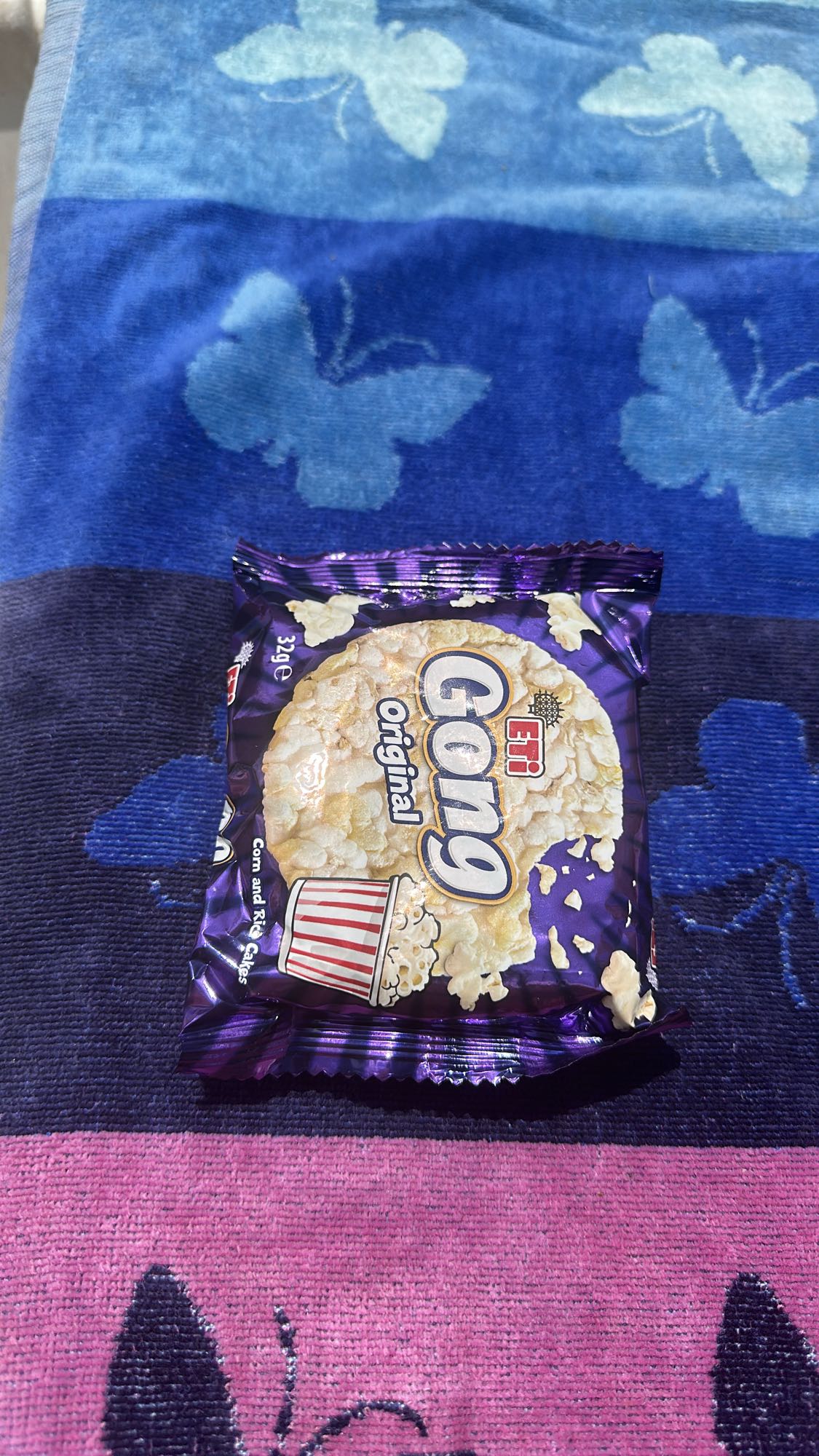 Corn and Rice Cake Snack