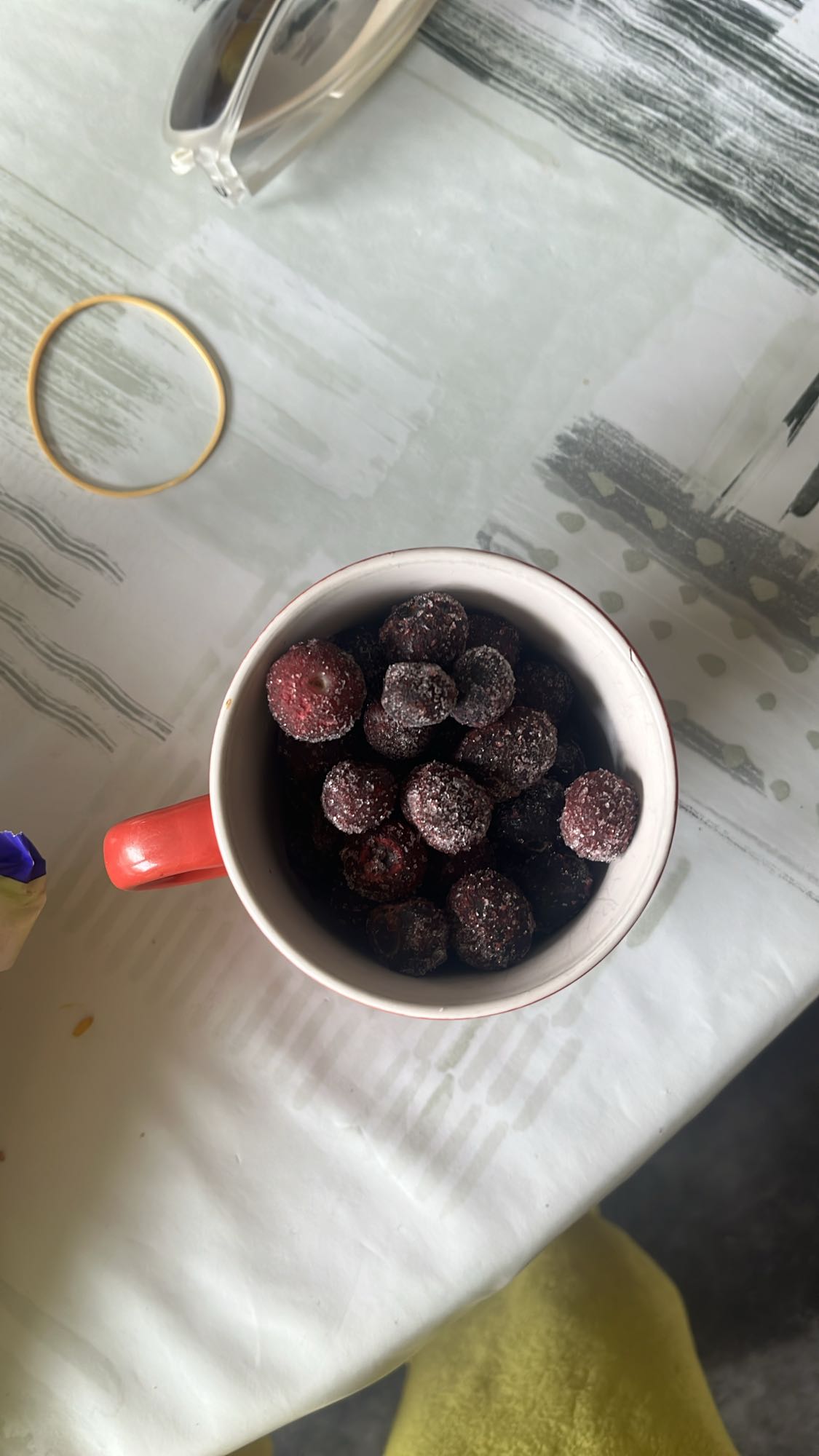 bevroren kersen snack