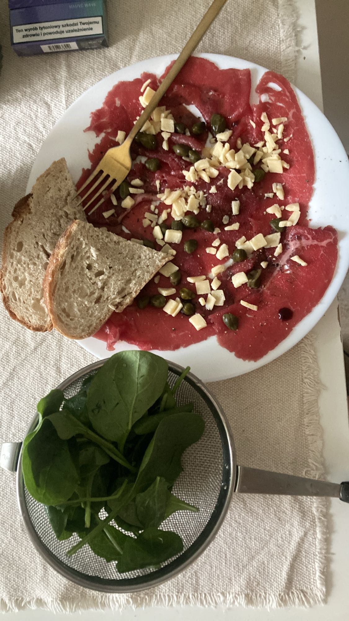 Beef Carpaccio Plate