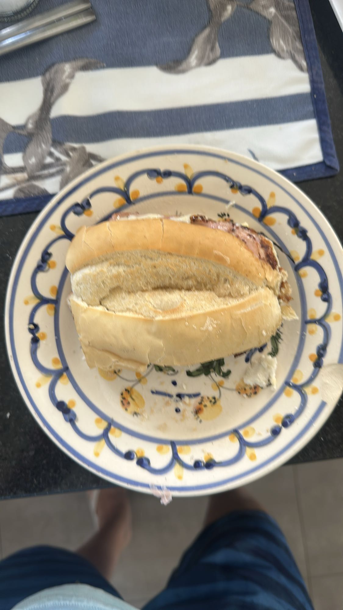 Sanduíche de presunto