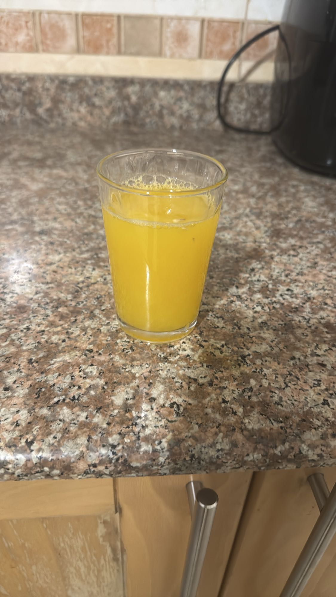 Fresh Orange Juice Glass