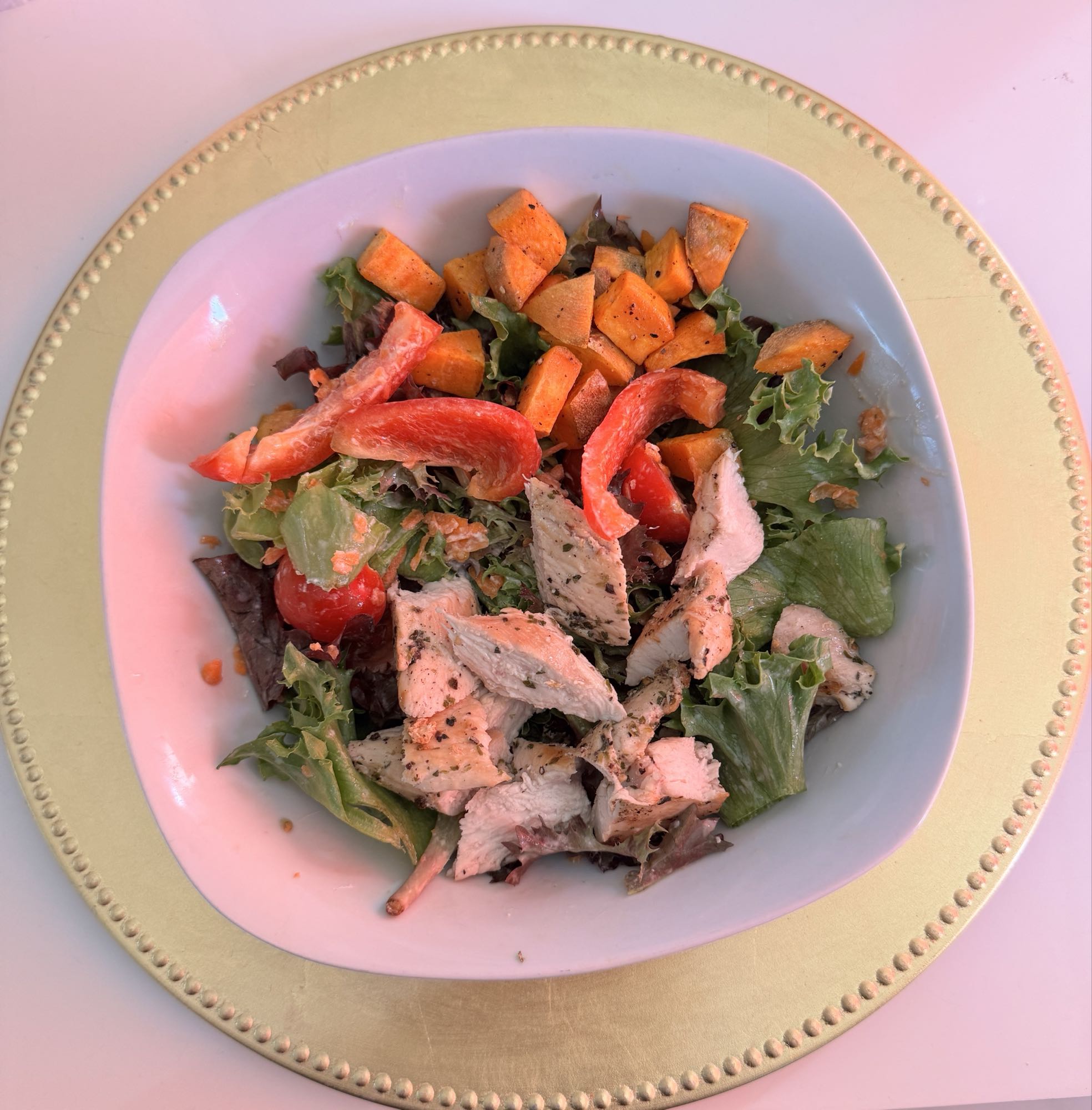Kipgroentesalade