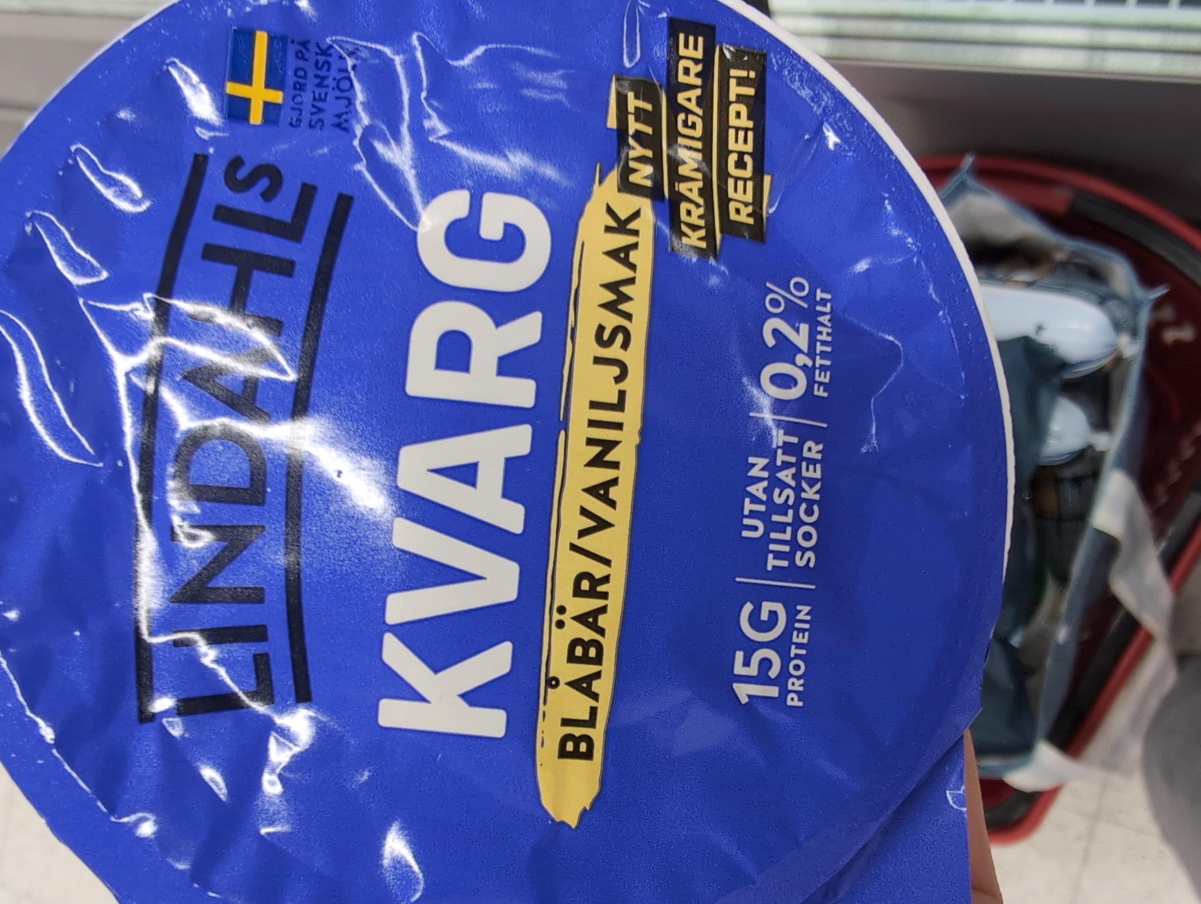 Kvarg blåbär/vanilj