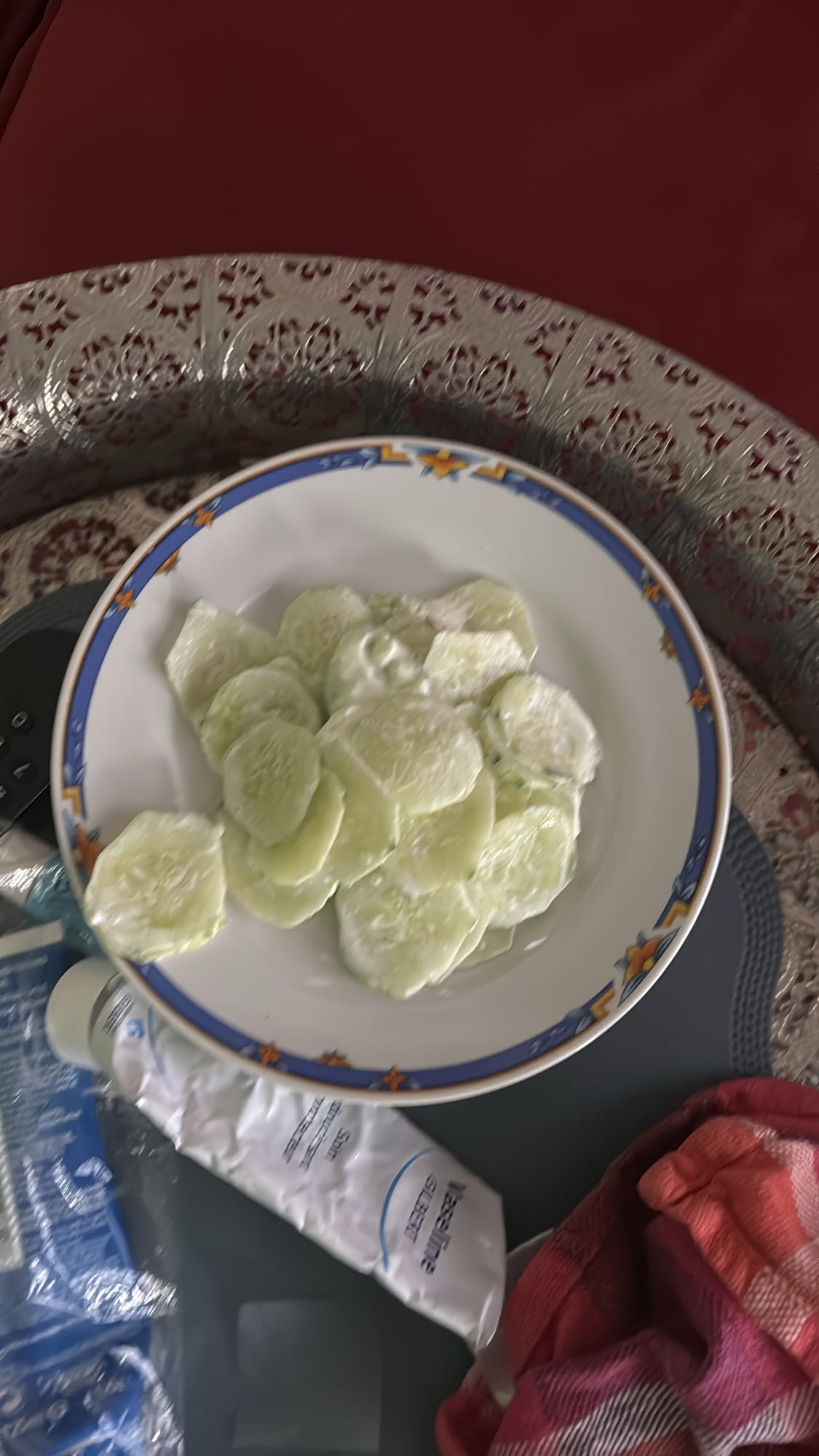 salade concombre yaourt