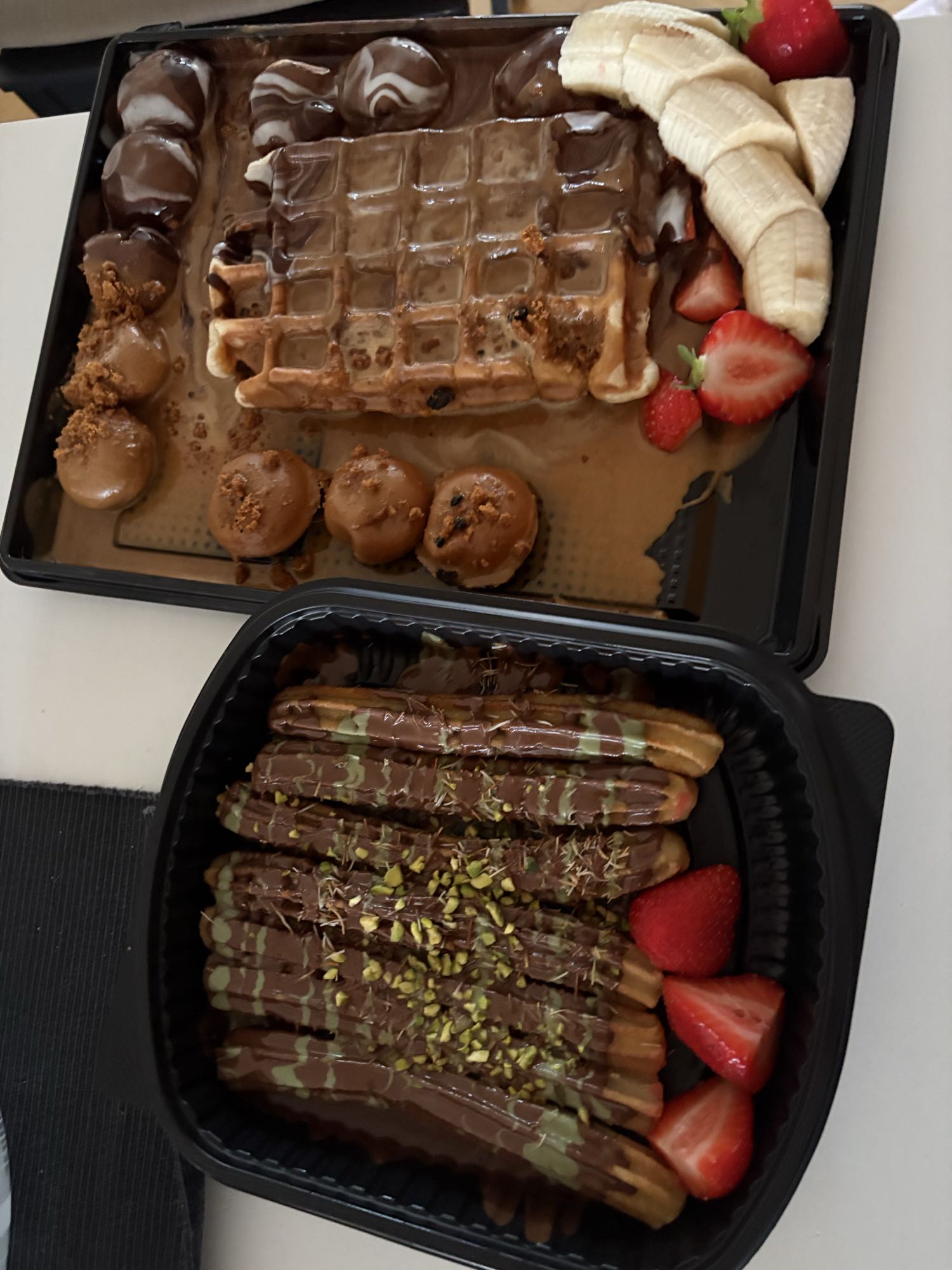Churros & våfflor med frukt