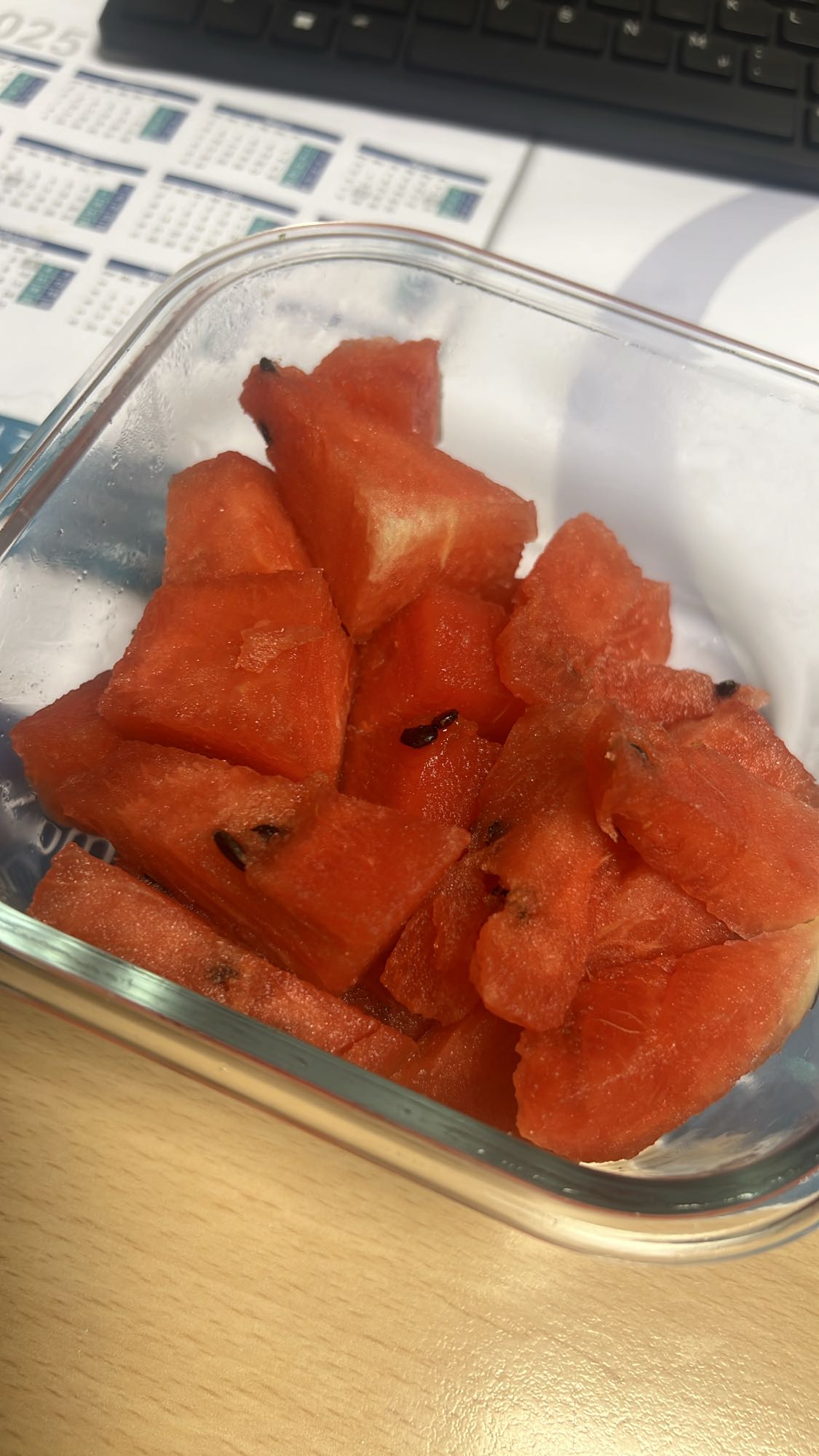 Wassermelonenwürfel