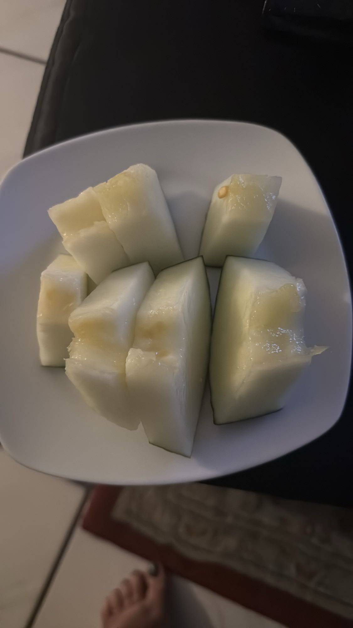 stukjes honingmeloen