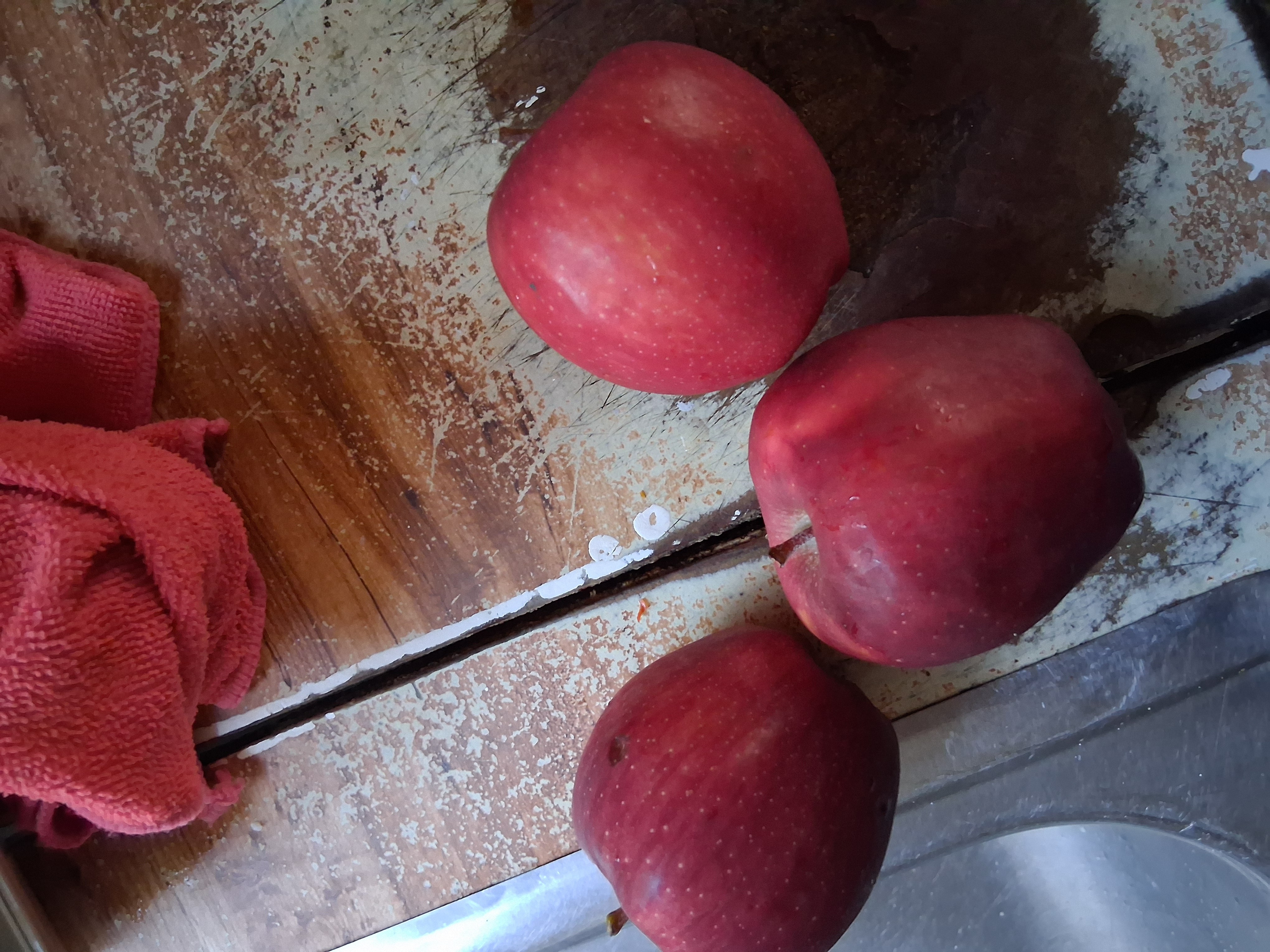 Manzanas rojas frescas